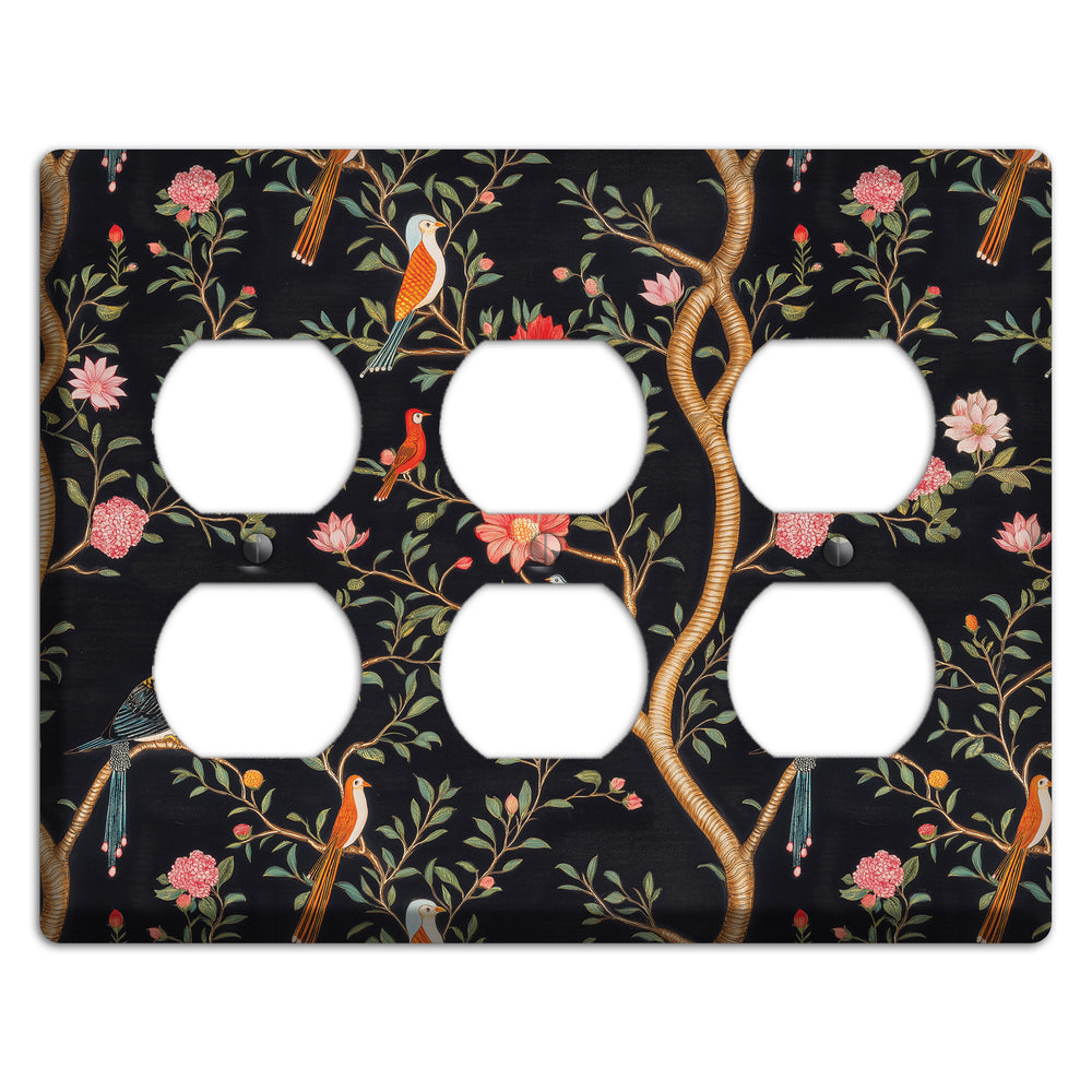 Garden After Dusk 3 Duplex Wallplate