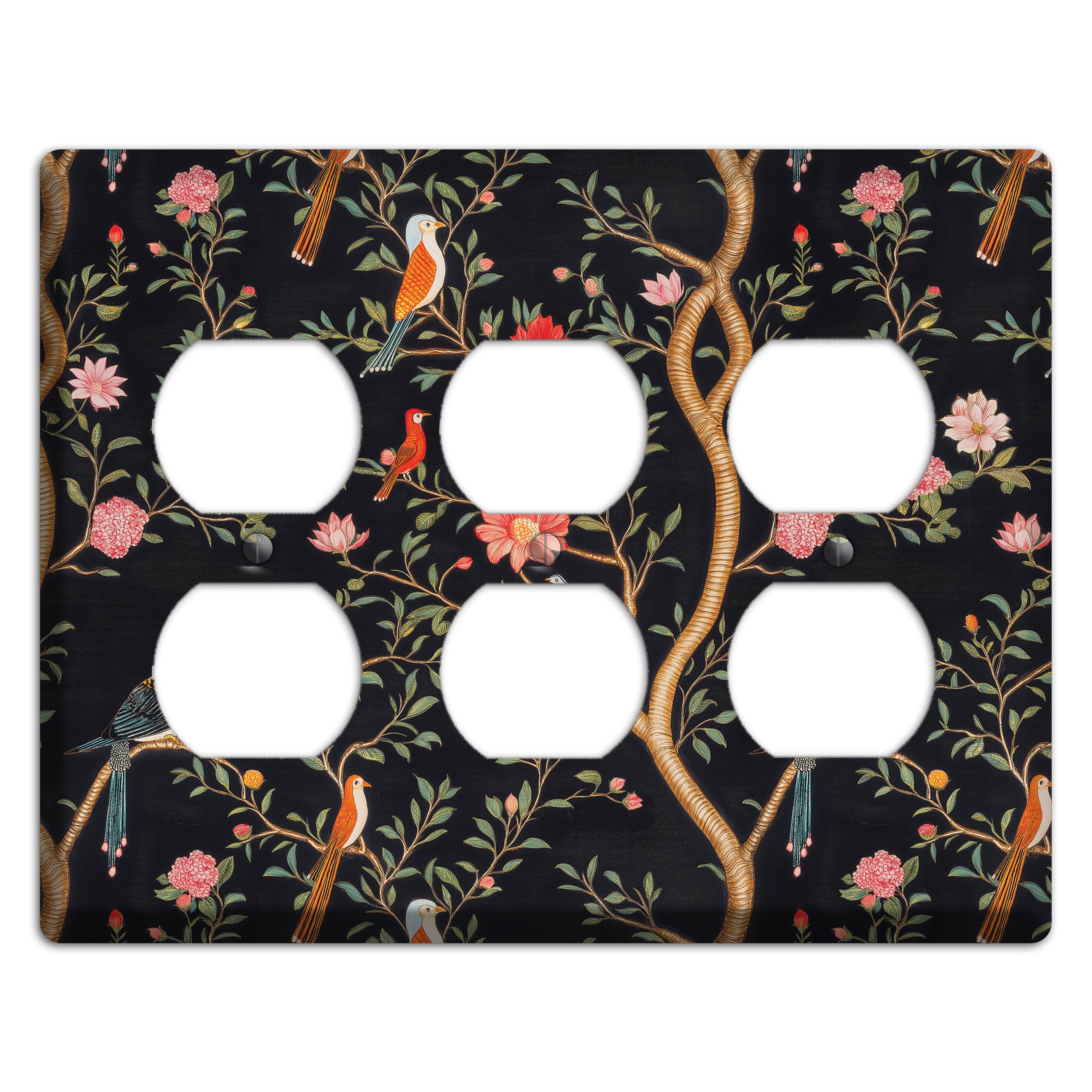 Garden After Dusk 3 Duplex Wallplate