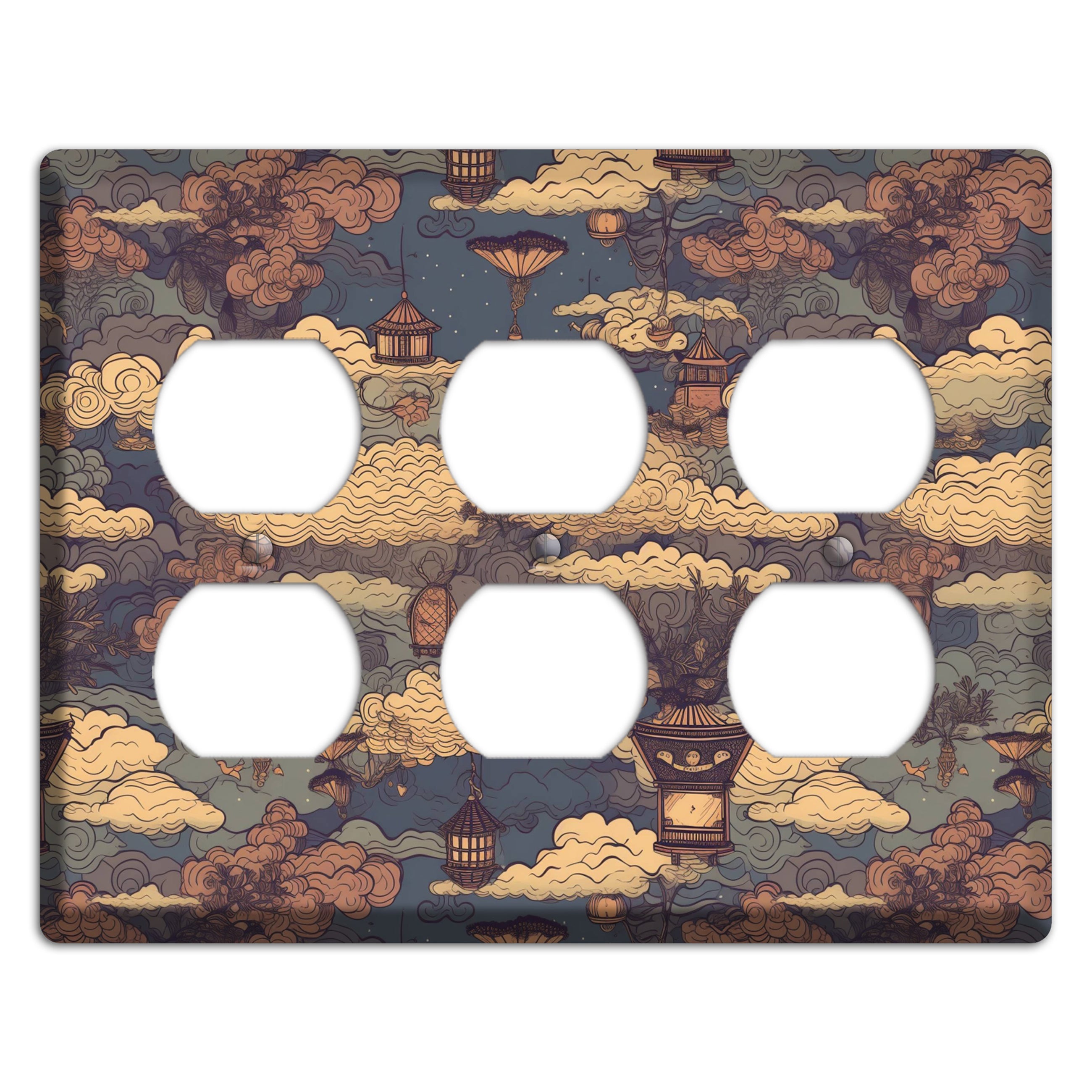 Lantern Sky Realm 3 Duplex Wallplate