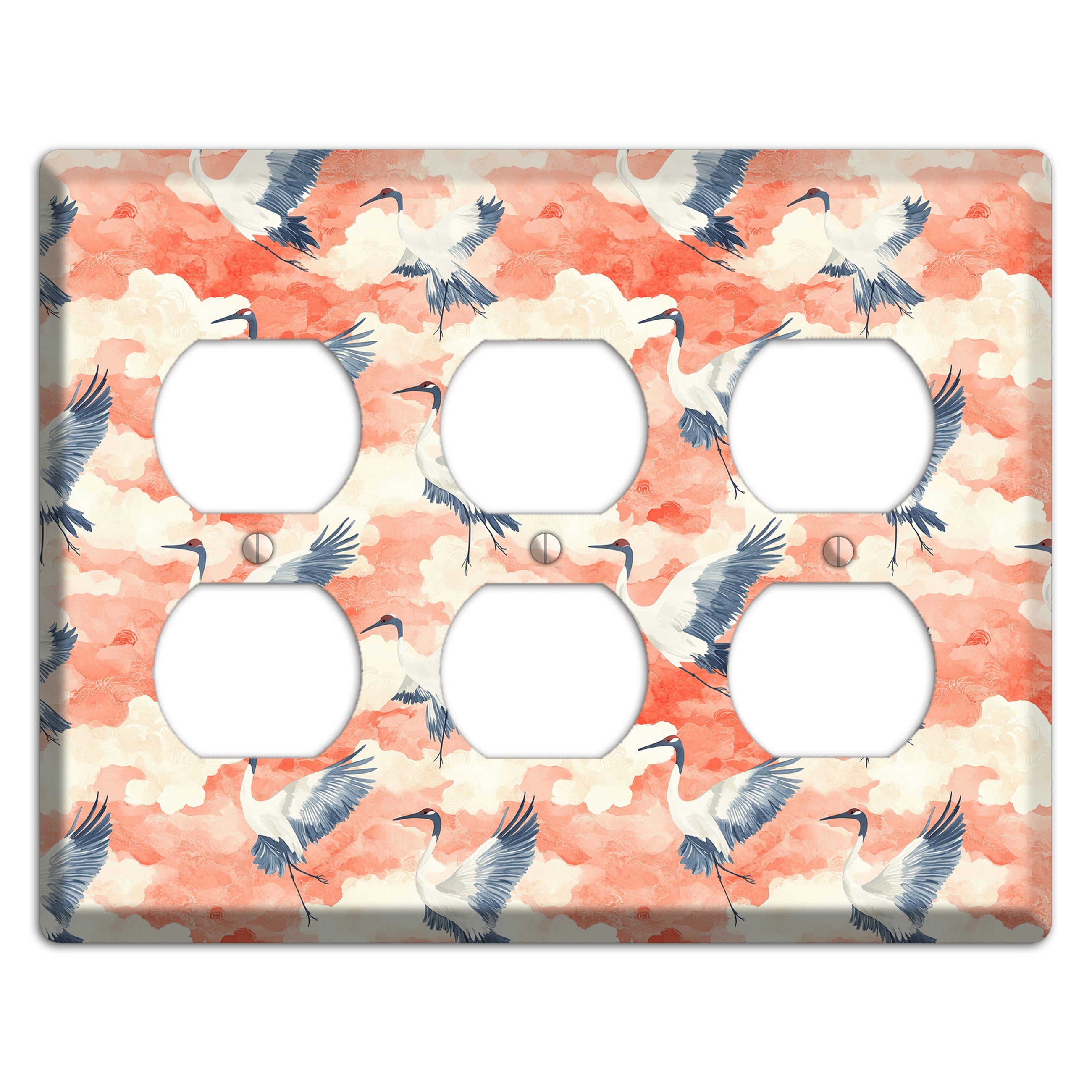 Coral Sky Migration 3 Duplex Wallplate