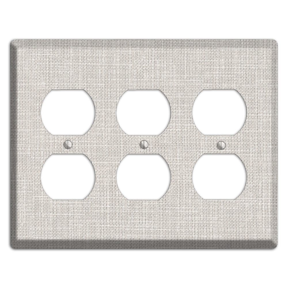 Linen Drift 3 Duplex Wallplate