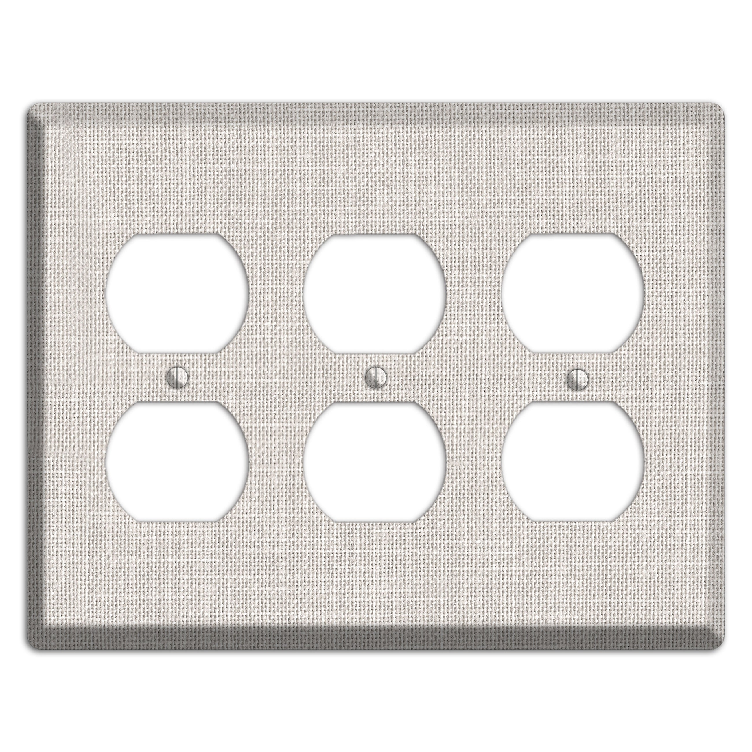 Linen Drift 3 Duplex Wallplate