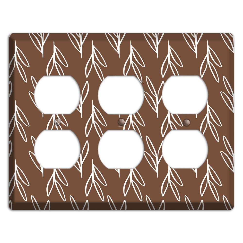 Wheat & Shadow 3 Duplex Wallplate