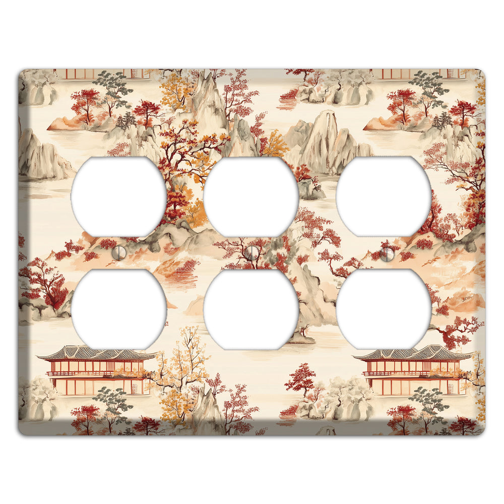 Mountain Autumn Reverie 3 Duplex Wallplate