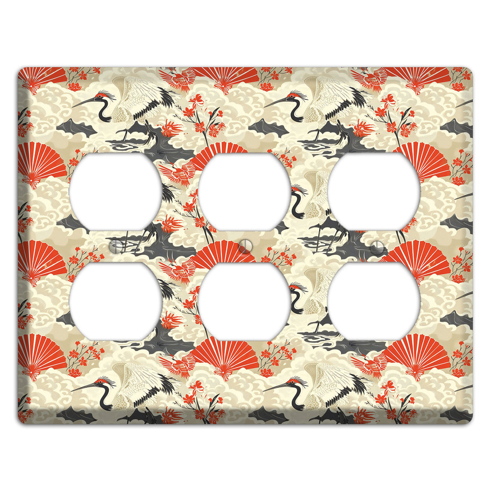 Vermillion Mist Reverie 3 Duplex Wallplate