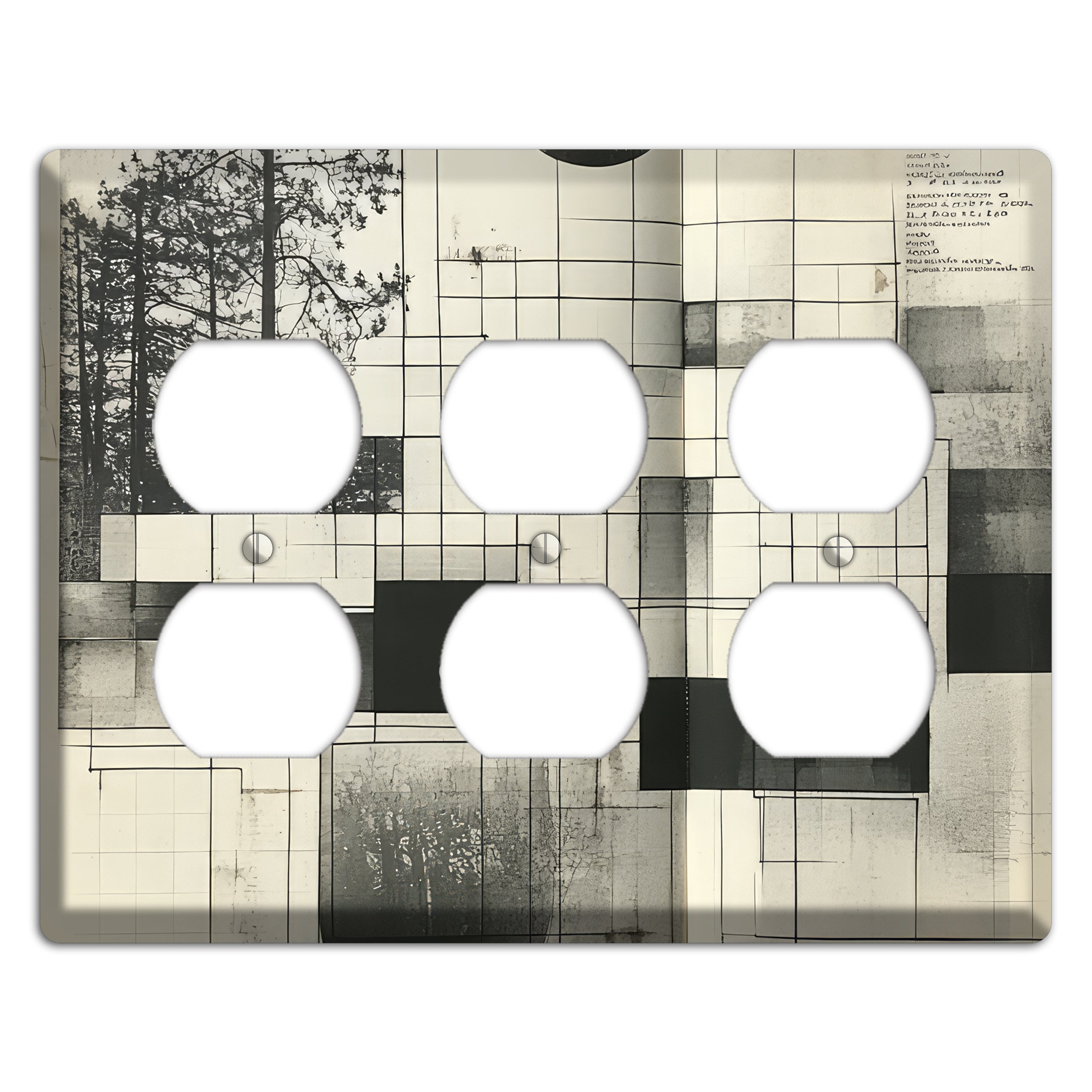 Cartographer's Dream 3 Duplex Wallplate