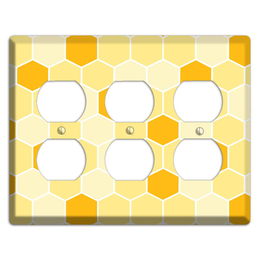 Honeycomb Harvest 3 Duplex Wallplate