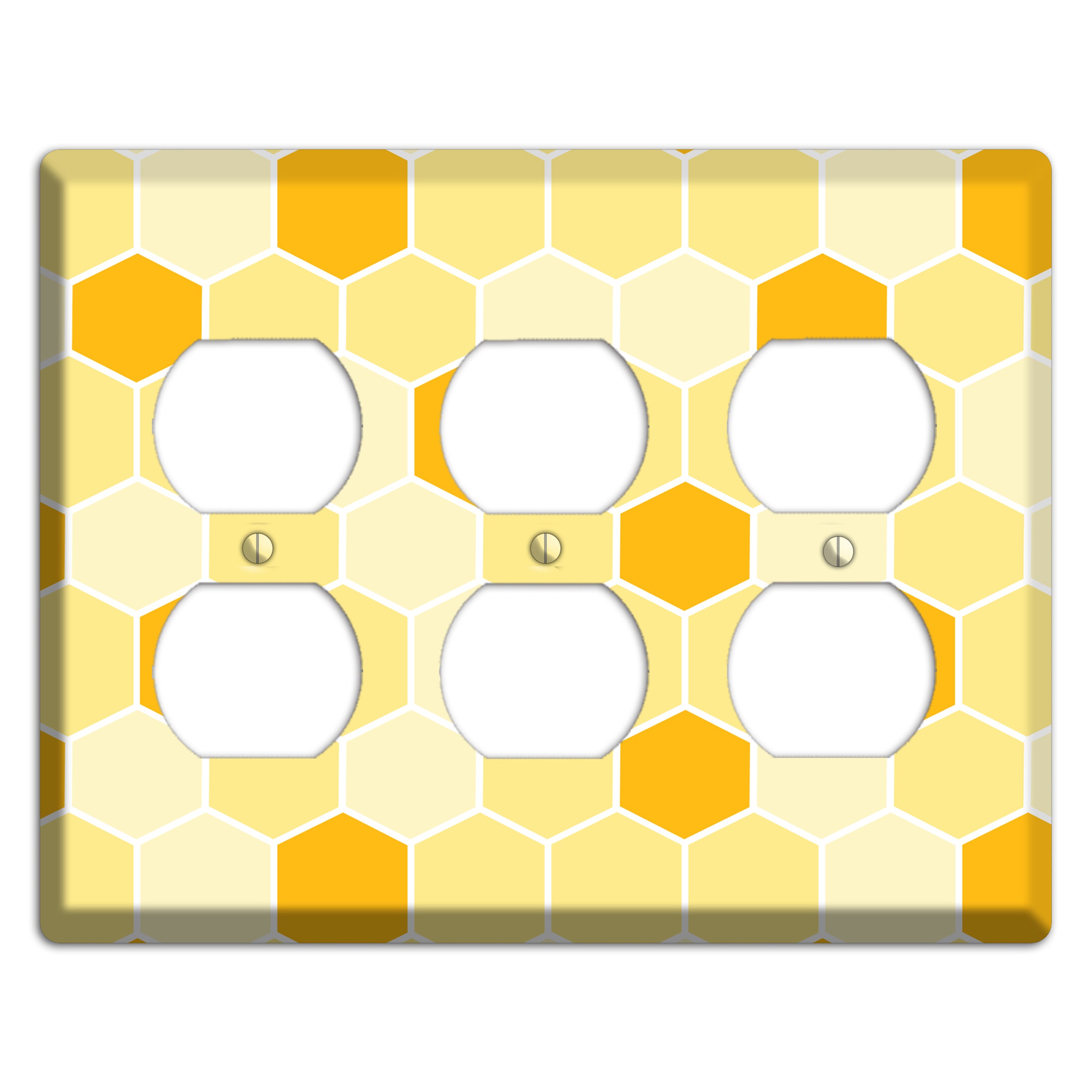 Honeycomb Harvest 3 Duplex Wallplate