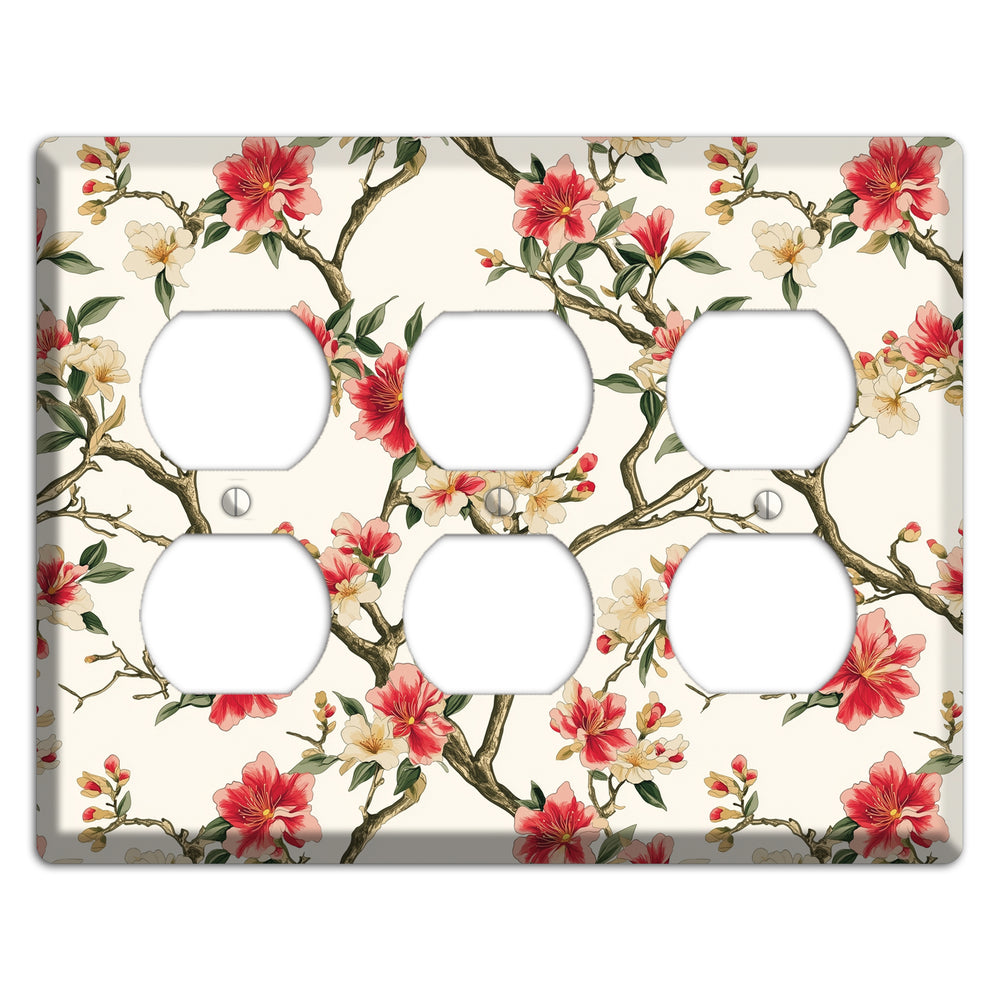 Blossom & Bough 3 Duplex Wallplate