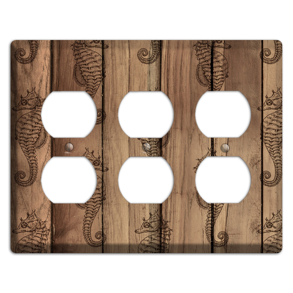 Planktonic Ponies 3 Duplex Wallplate