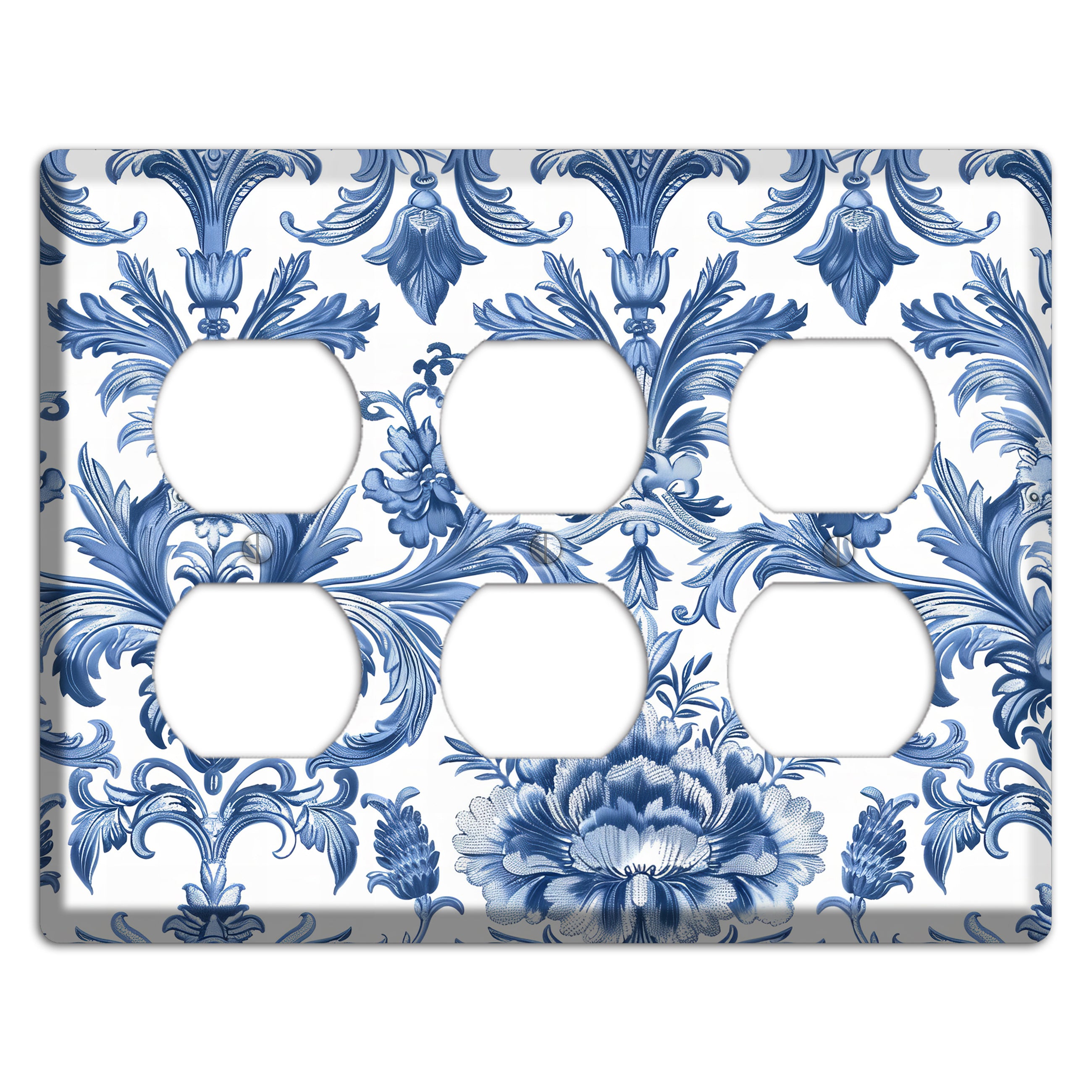 Porcelain Garden Reverie 3 Duplex Wallplate