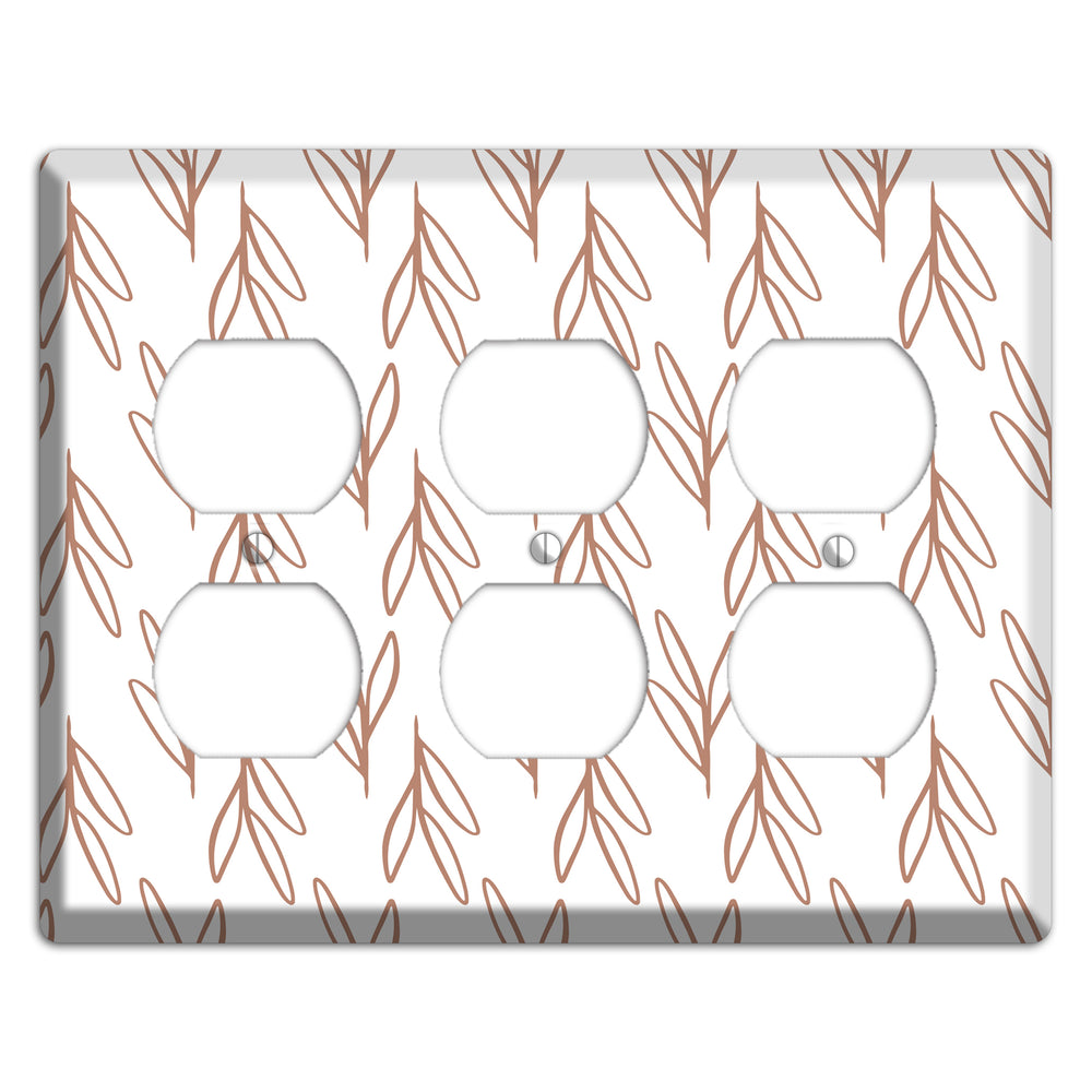 Whisper & Stem 3 Duplex Wallplate