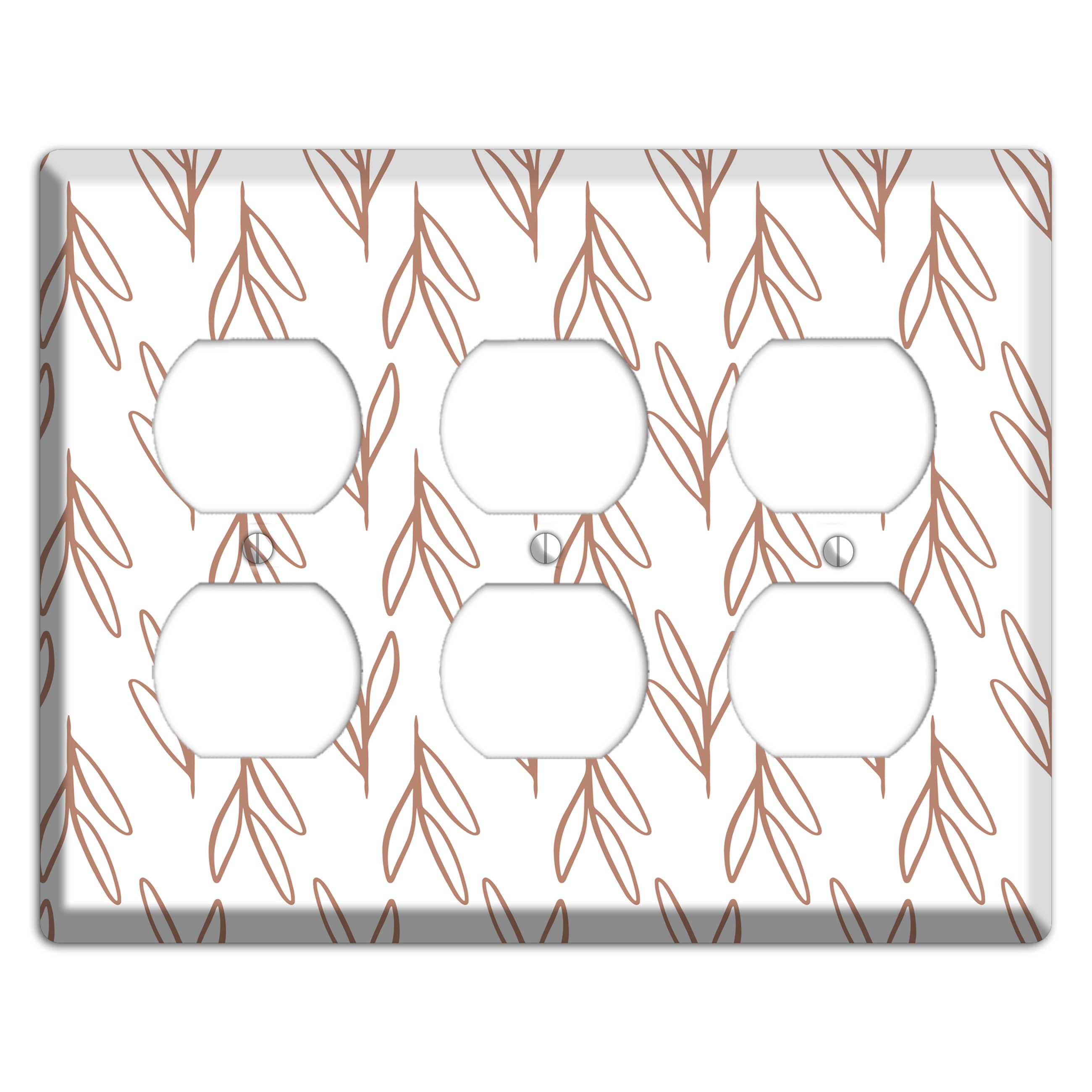 Whisper & Stem 3 Duplex Wallplate
