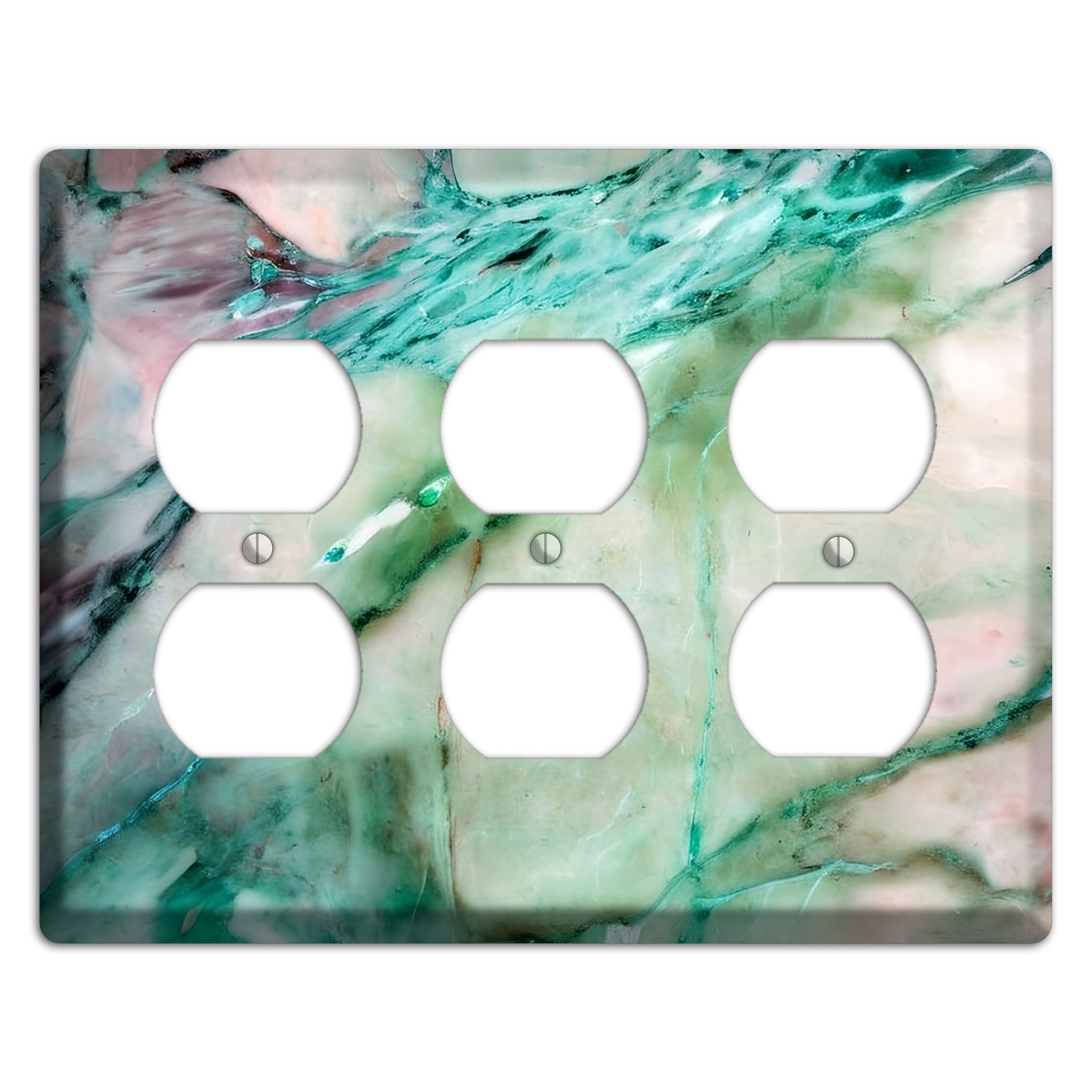 Monte Carlo Marble 3 Duplex Wallplate