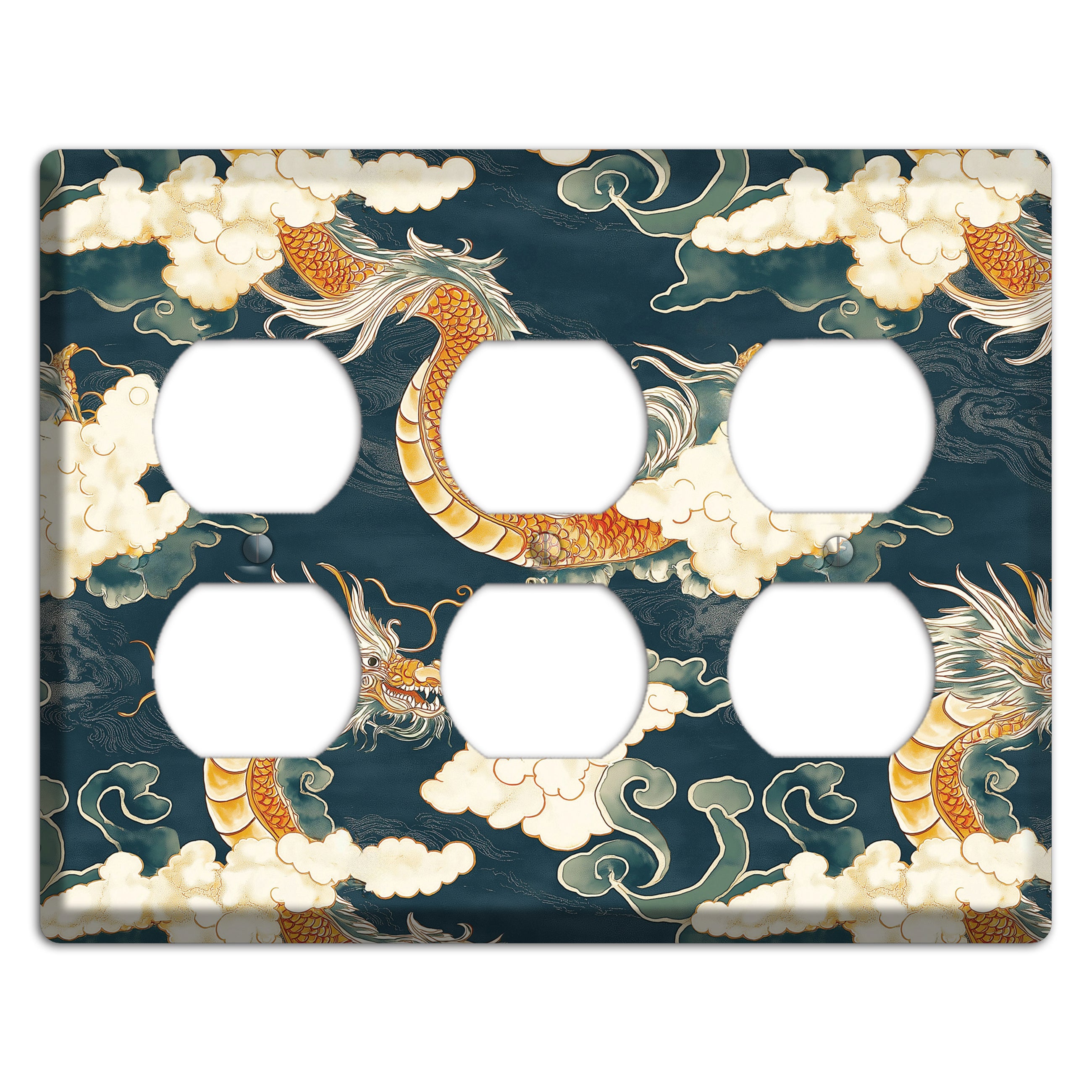 Celestial Serpent Sky 3 Duplex Wallplate