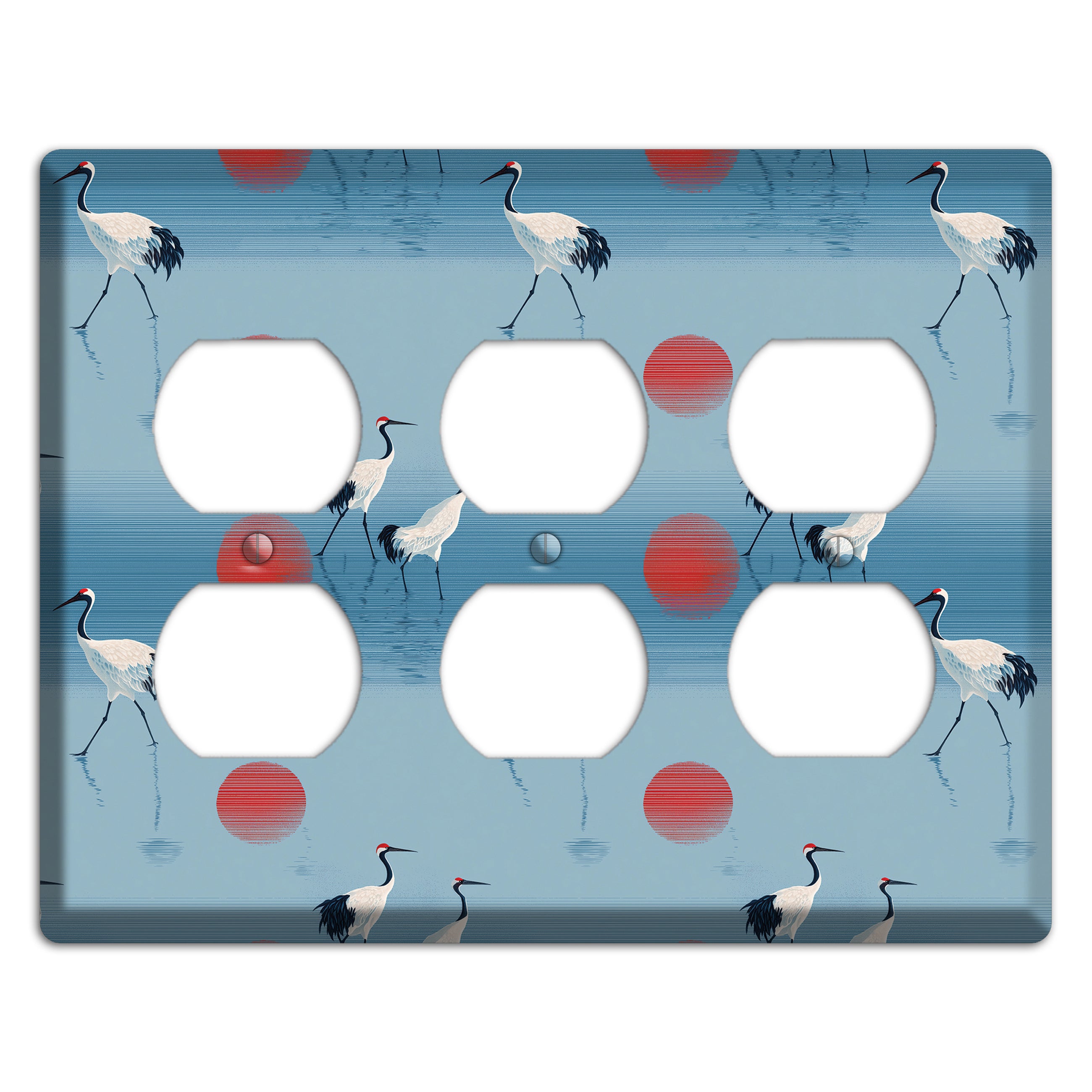 Scarlet Sun Shallows 3 Duplex Wallplate