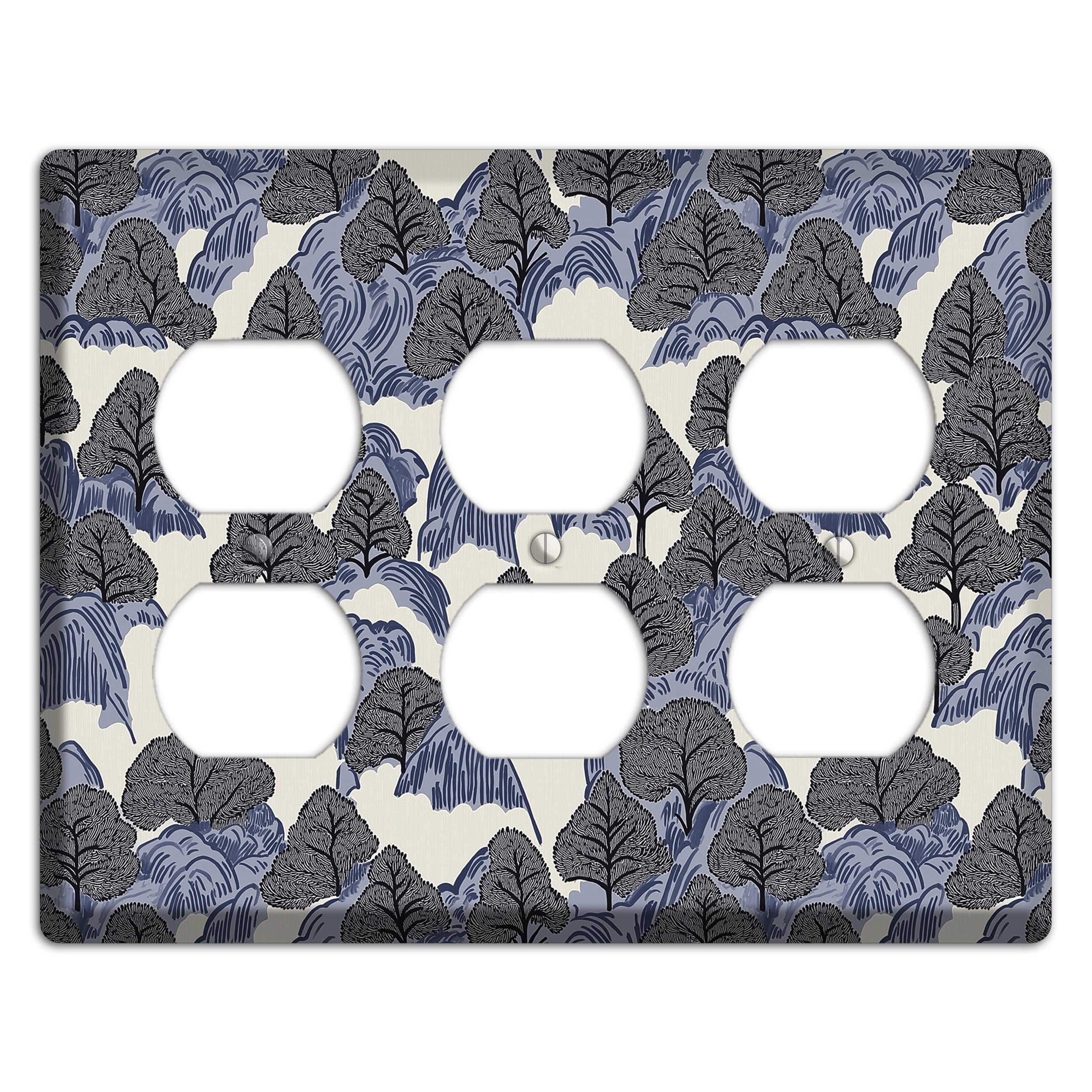 Thousand Pines 3 Duplex Wallplate