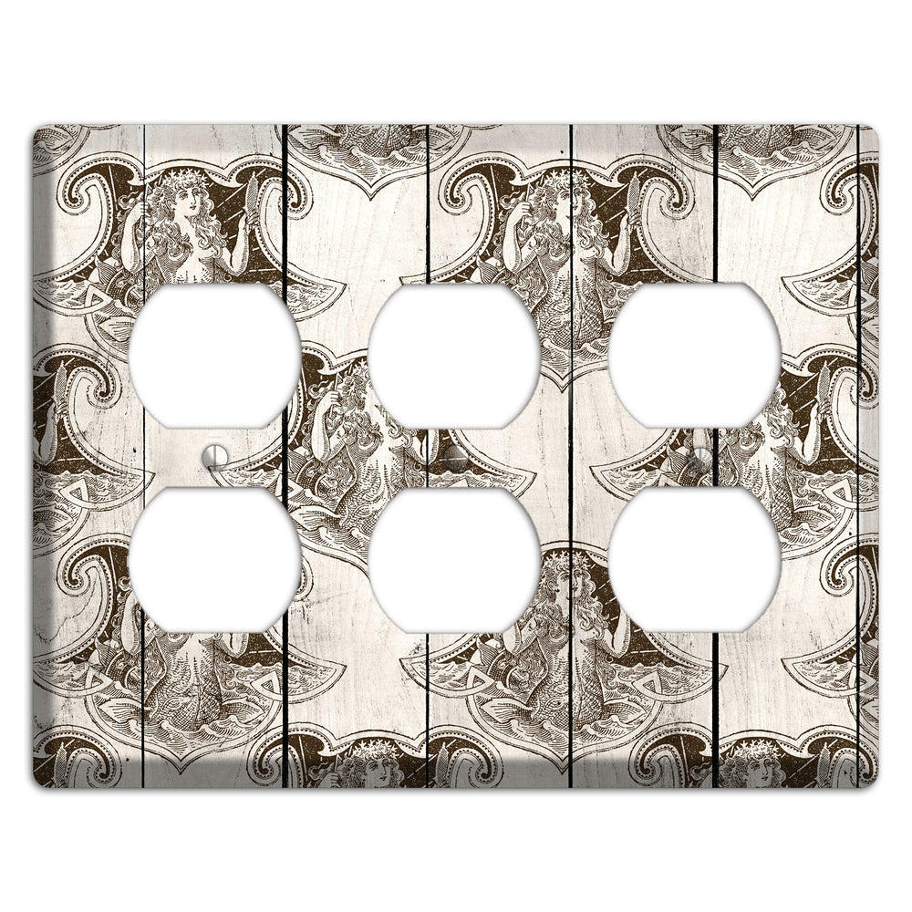 Mermaid‚Äôs Crest 3 Duplex Wallplate