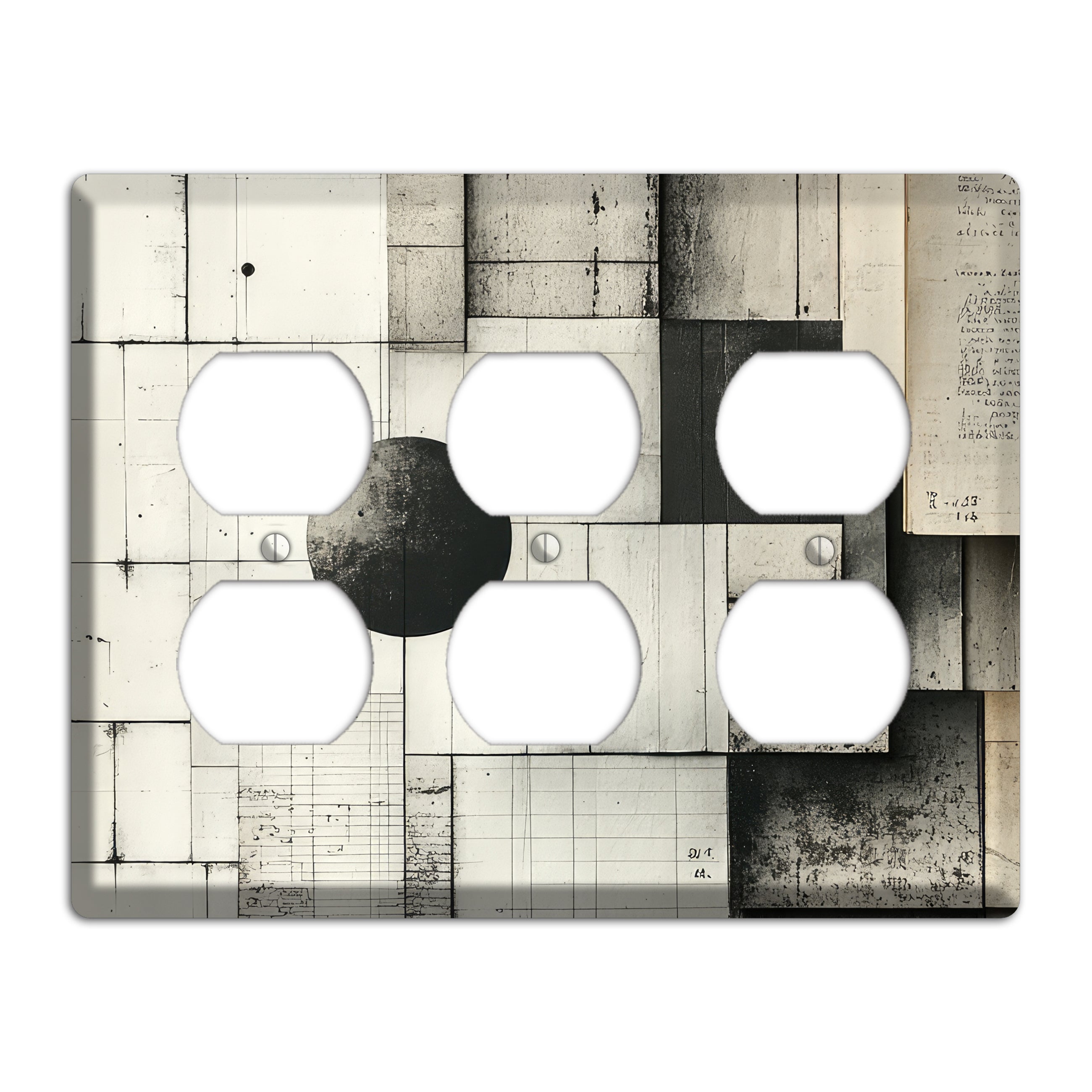 Ledger & Void 3 Duplex Wallplate