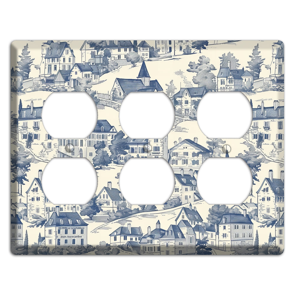 Village Chronicle 3 Duplex Wallplate