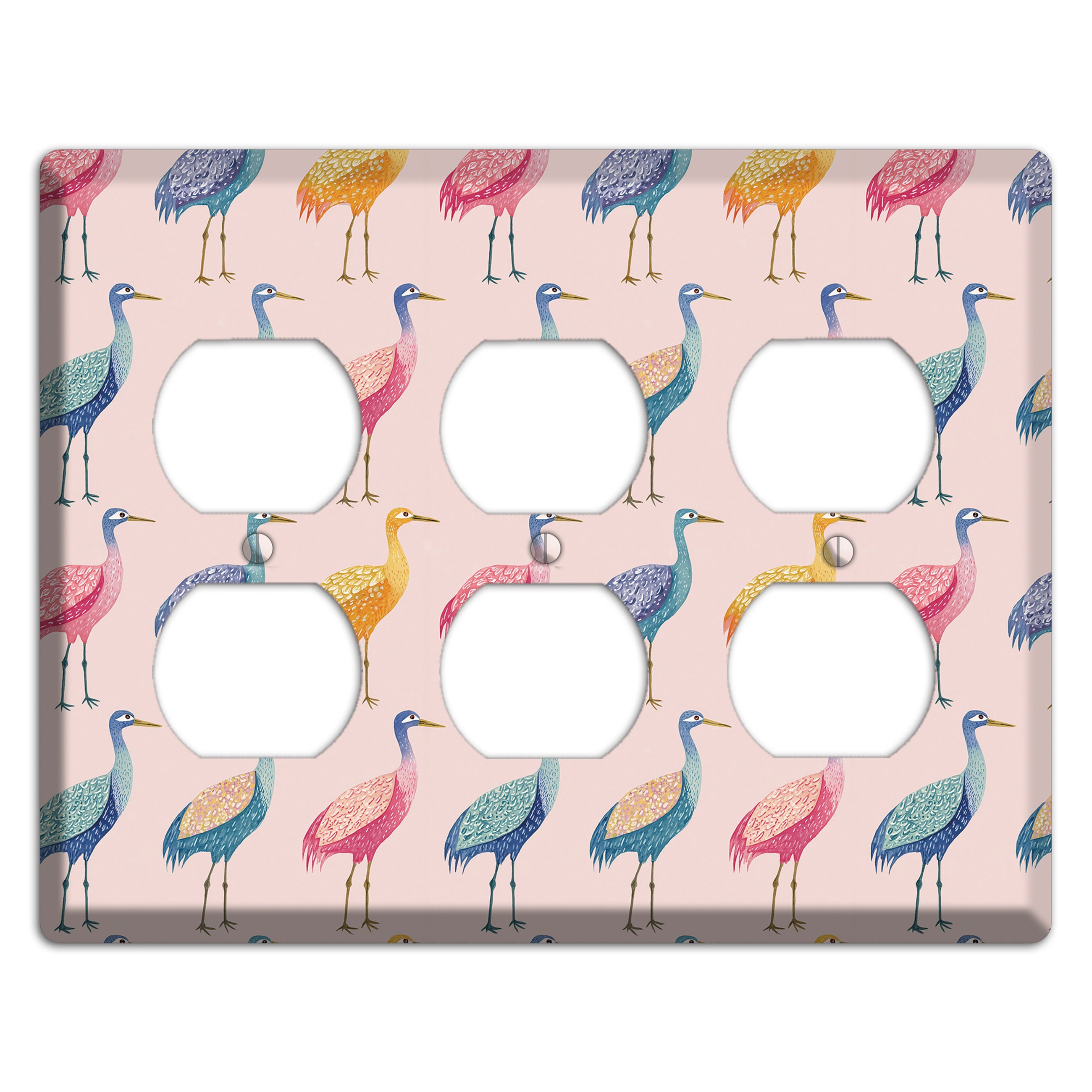 Rainbow Marsh Parade 3 Duplex Wallplate
