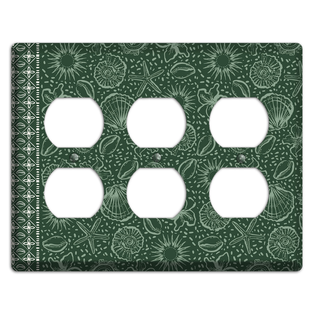 Emerald Tide Reliquary 3 Duplex Wallplate