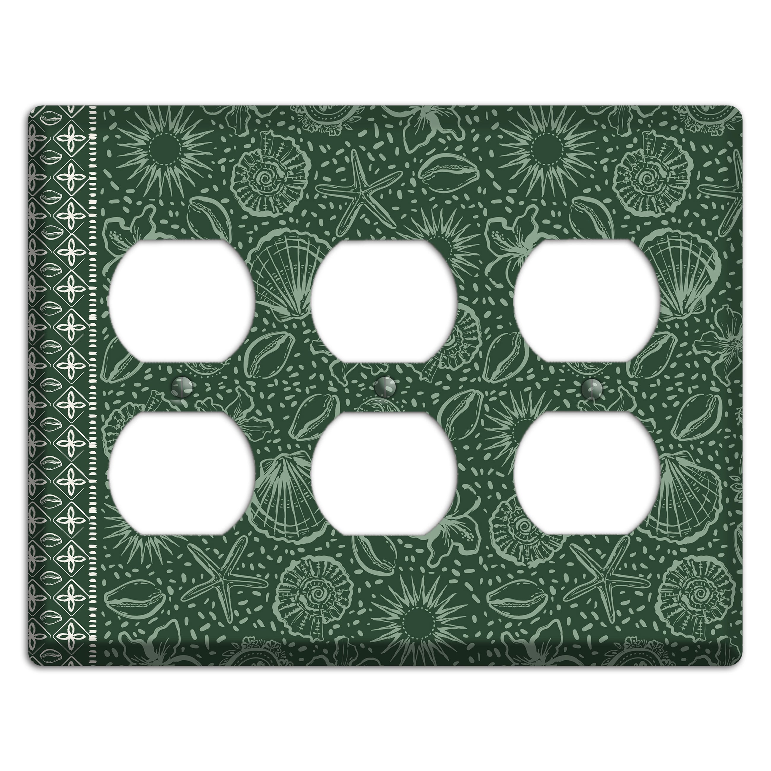 Emerald Tide Reliquary 3 Duplex Wallplate