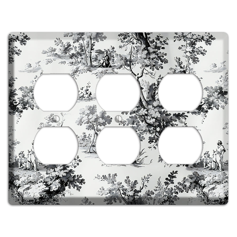 Pastoral Whisper 3 Duplex Wallplate