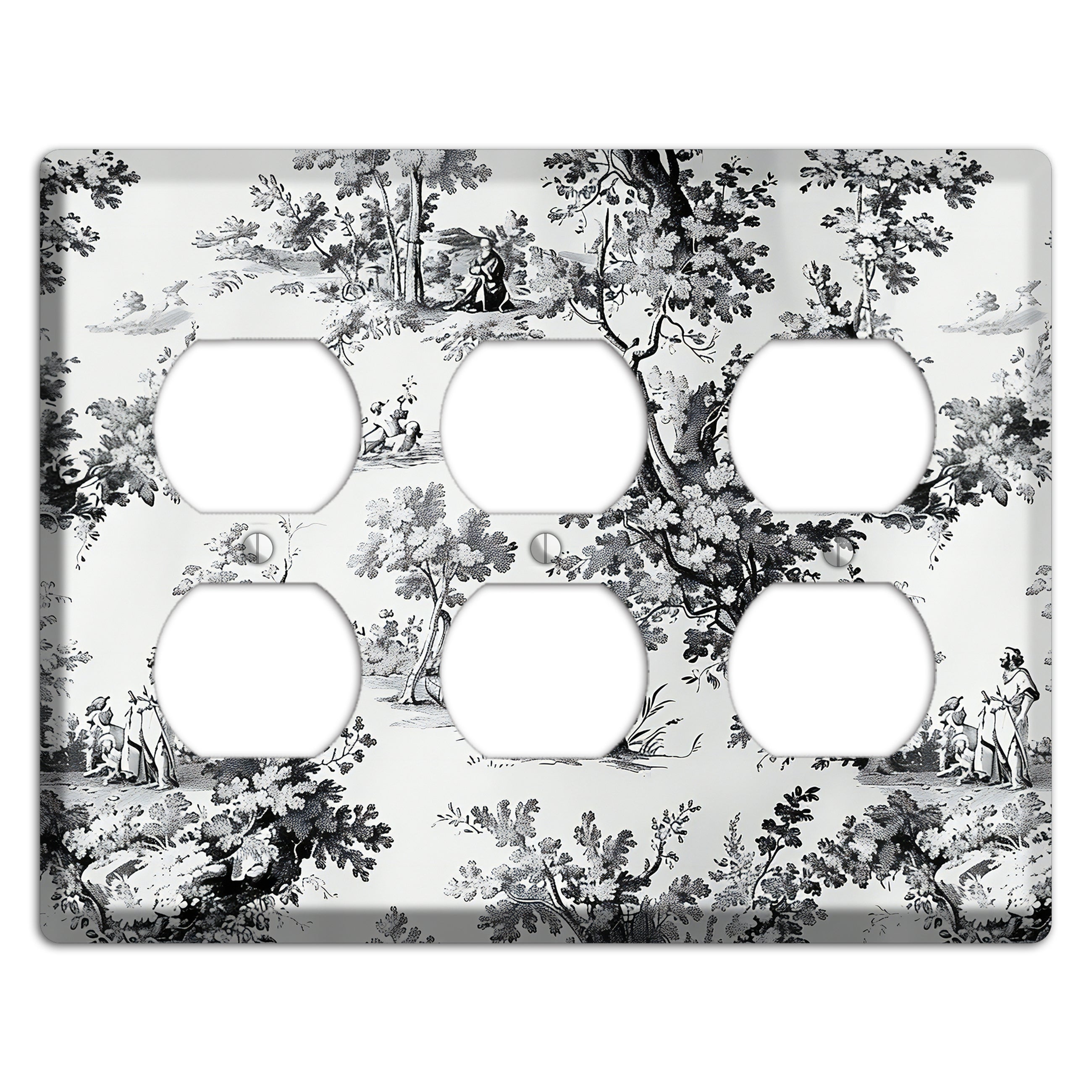 Pastoral Whisper 3 Duplex Wallplate