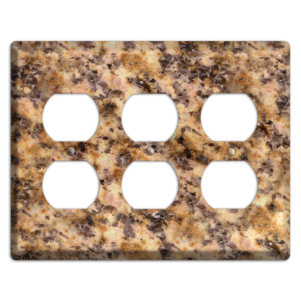 Lapidus Granite 3 Duplex Wallplate