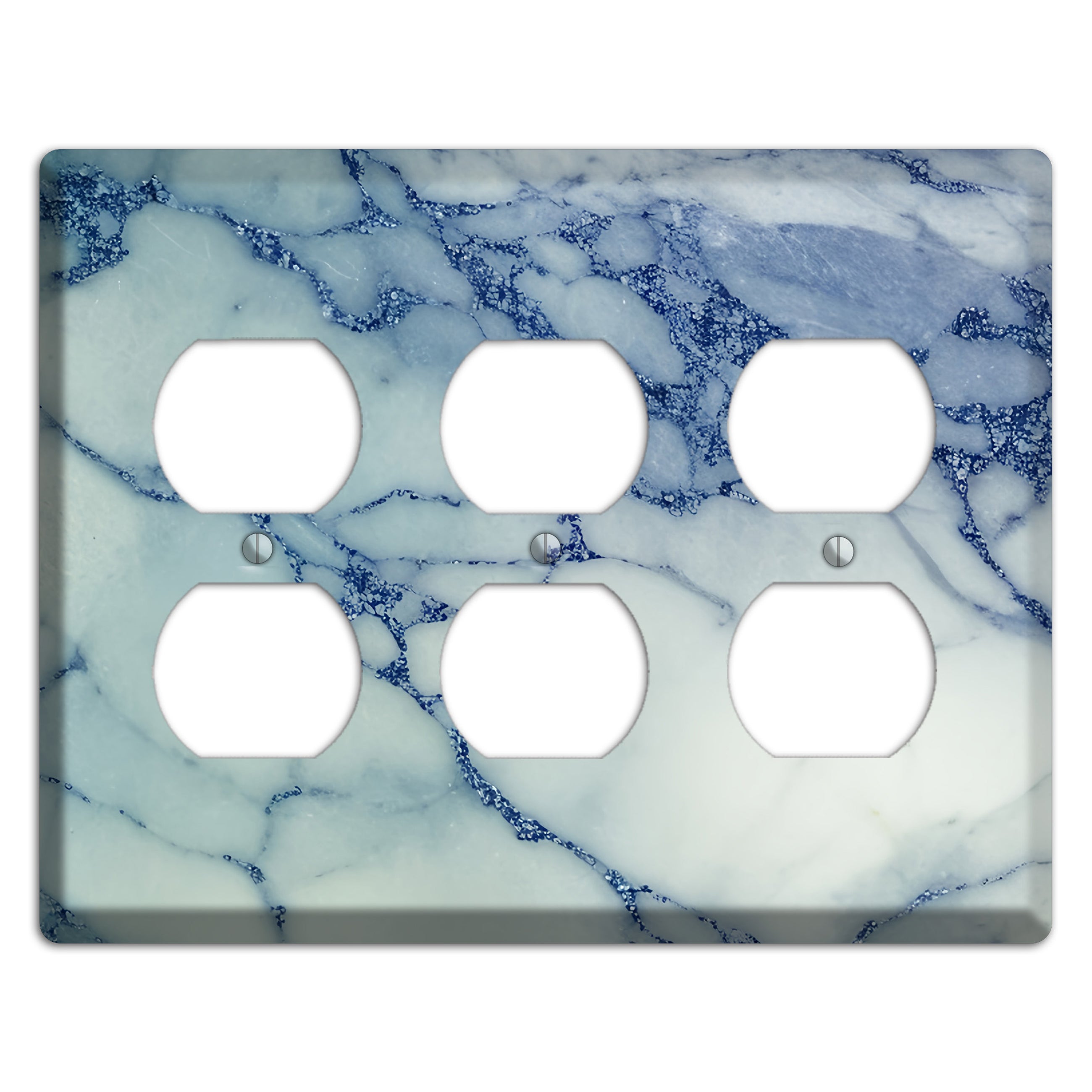 Opal marble 3 Duplex Wallplate