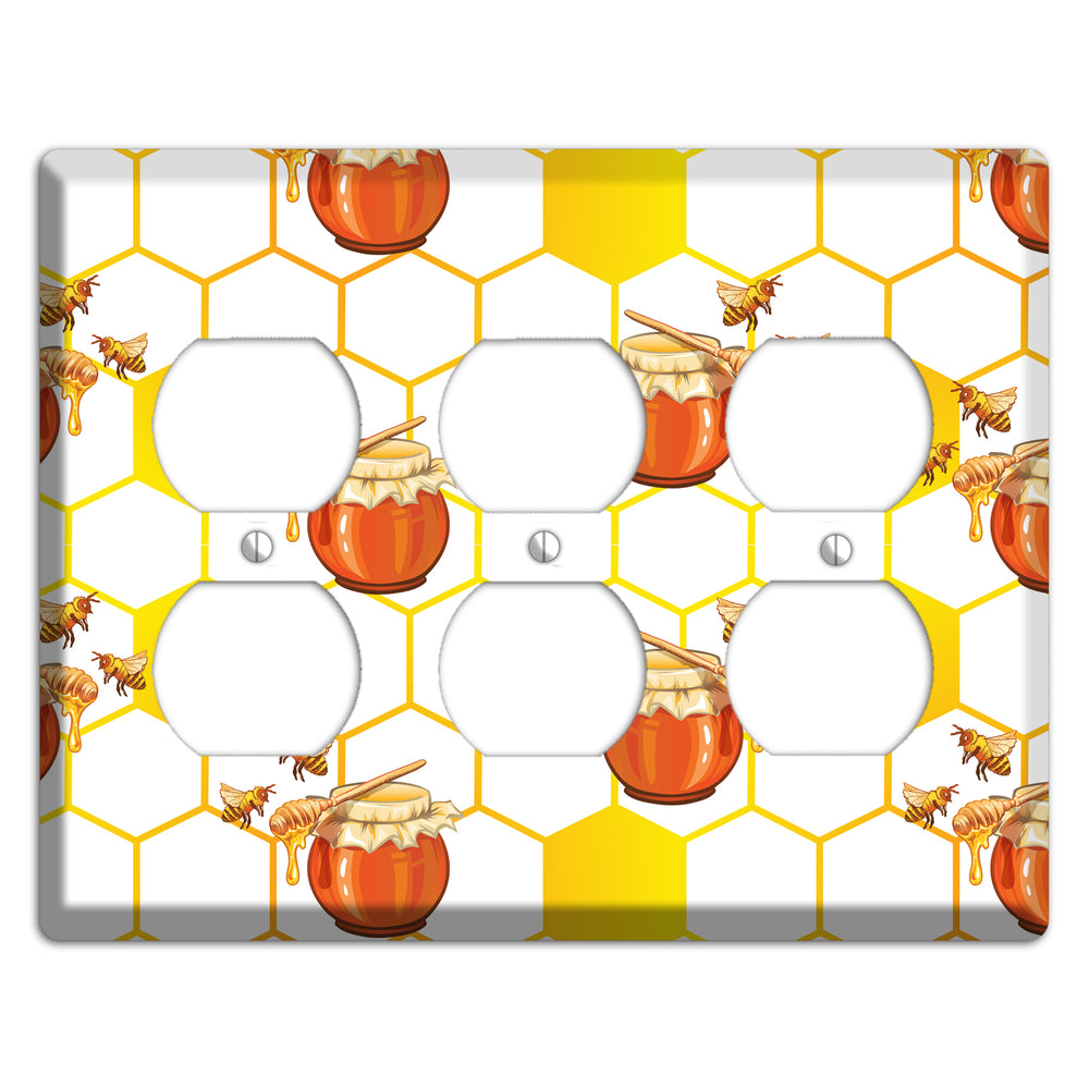 Honeypot Reverie 3 Duplex Wallplate