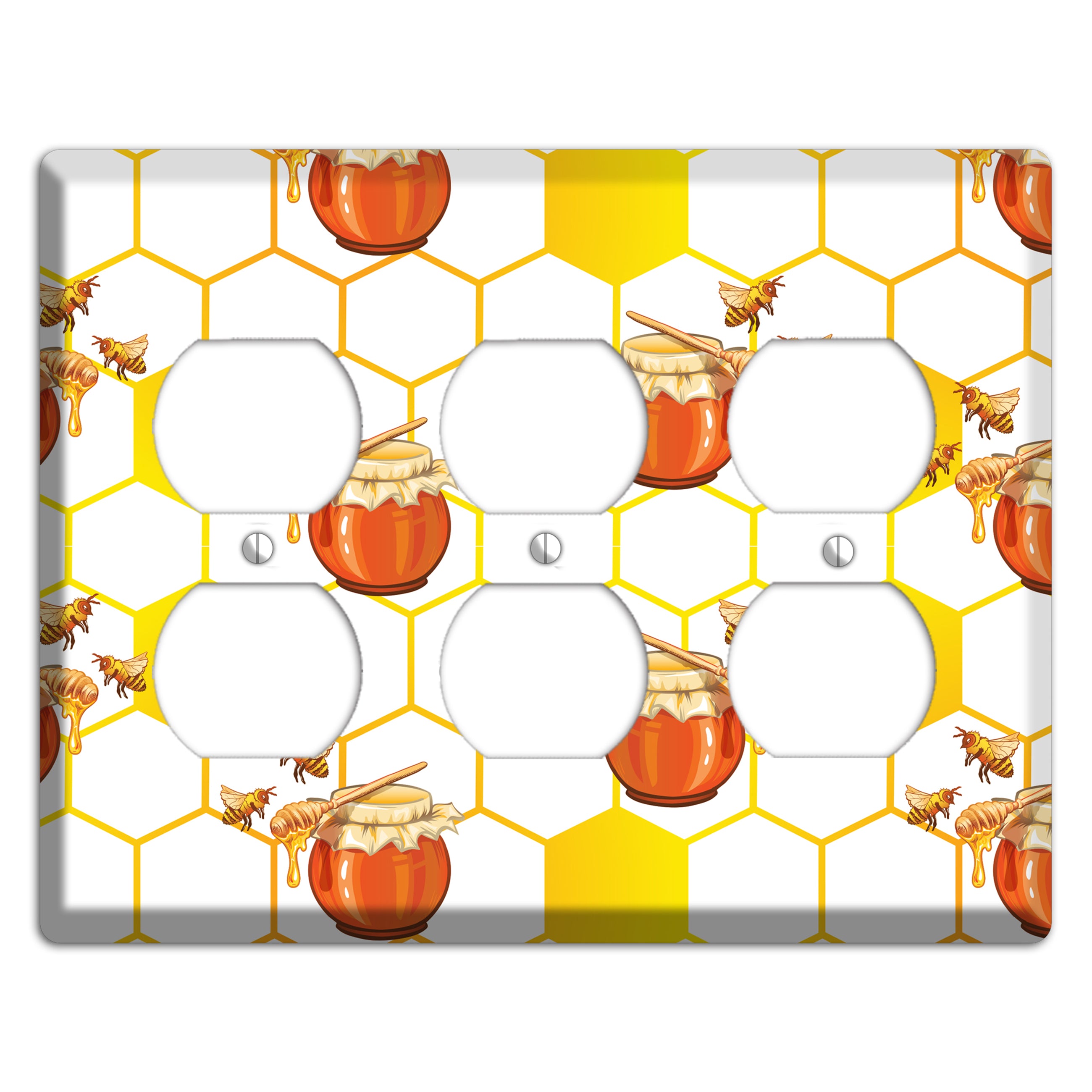 Honeypot Reverie 3 Duplex Wallplate