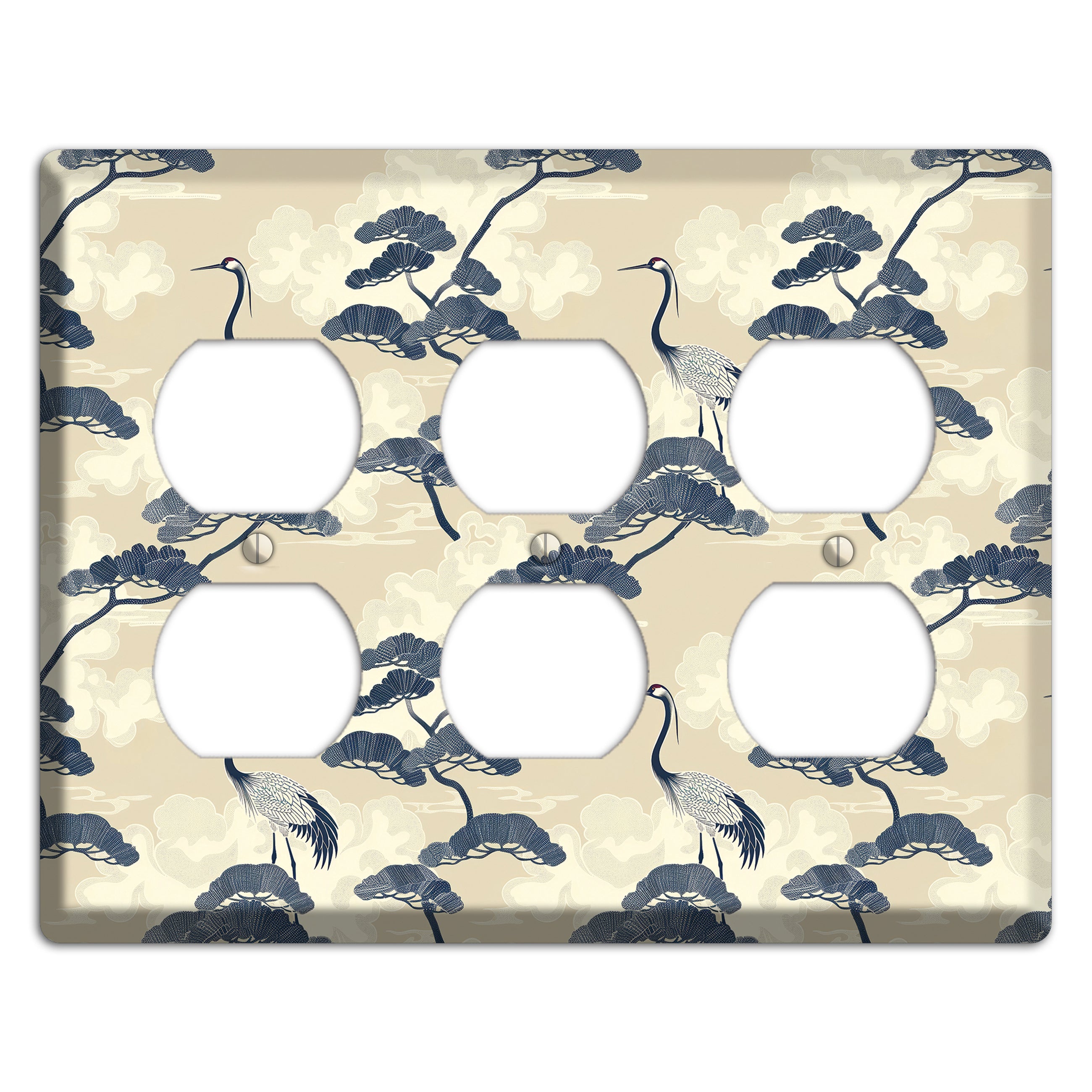 Indigo Pine Serenity 3 Duplex Wallplate