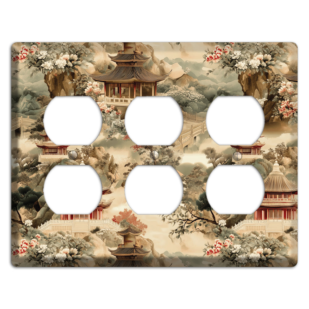 Jade Mountain Reverie 3 Duplex Wallplate