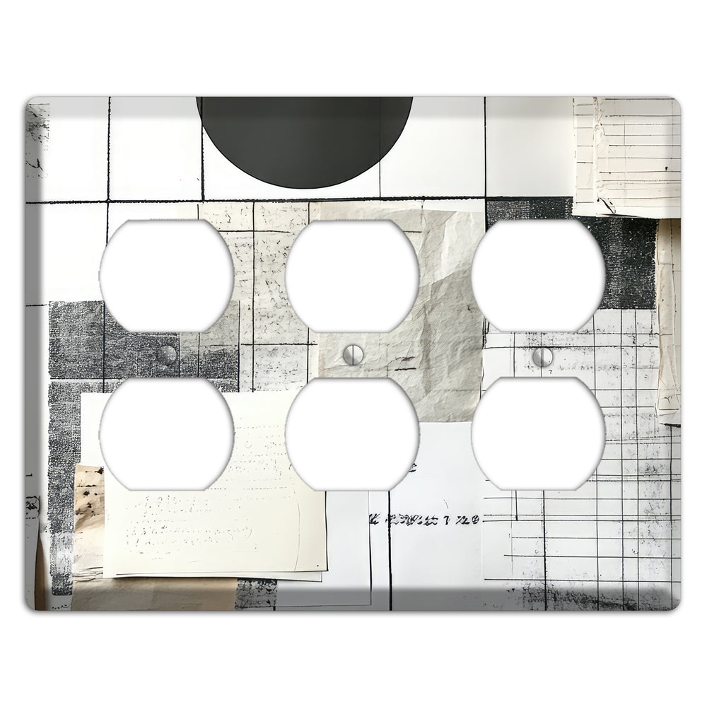 Paper & Memory 3 Duplex Wallplate