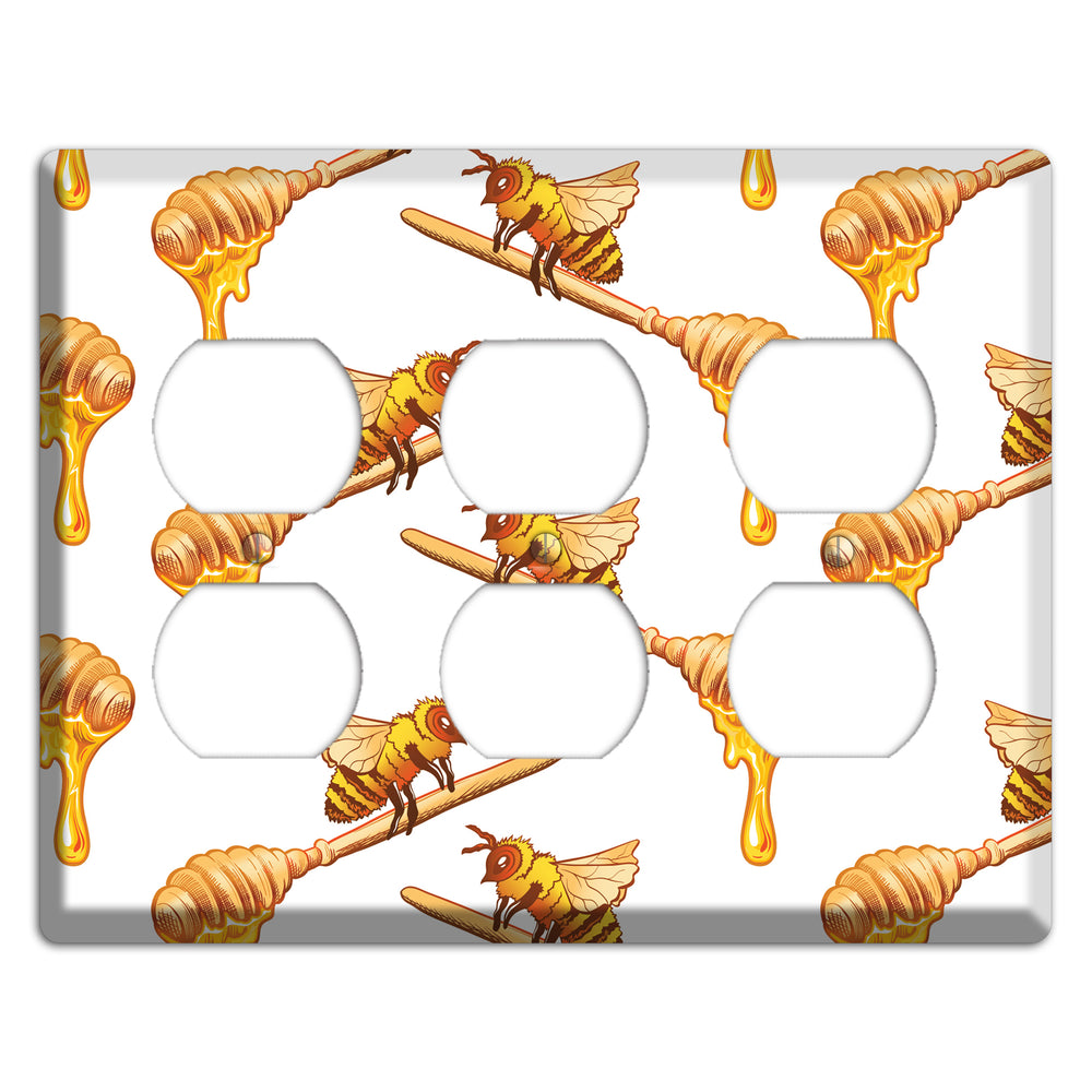 Honey Dipper Scatter 3 Duplex Wallplate
