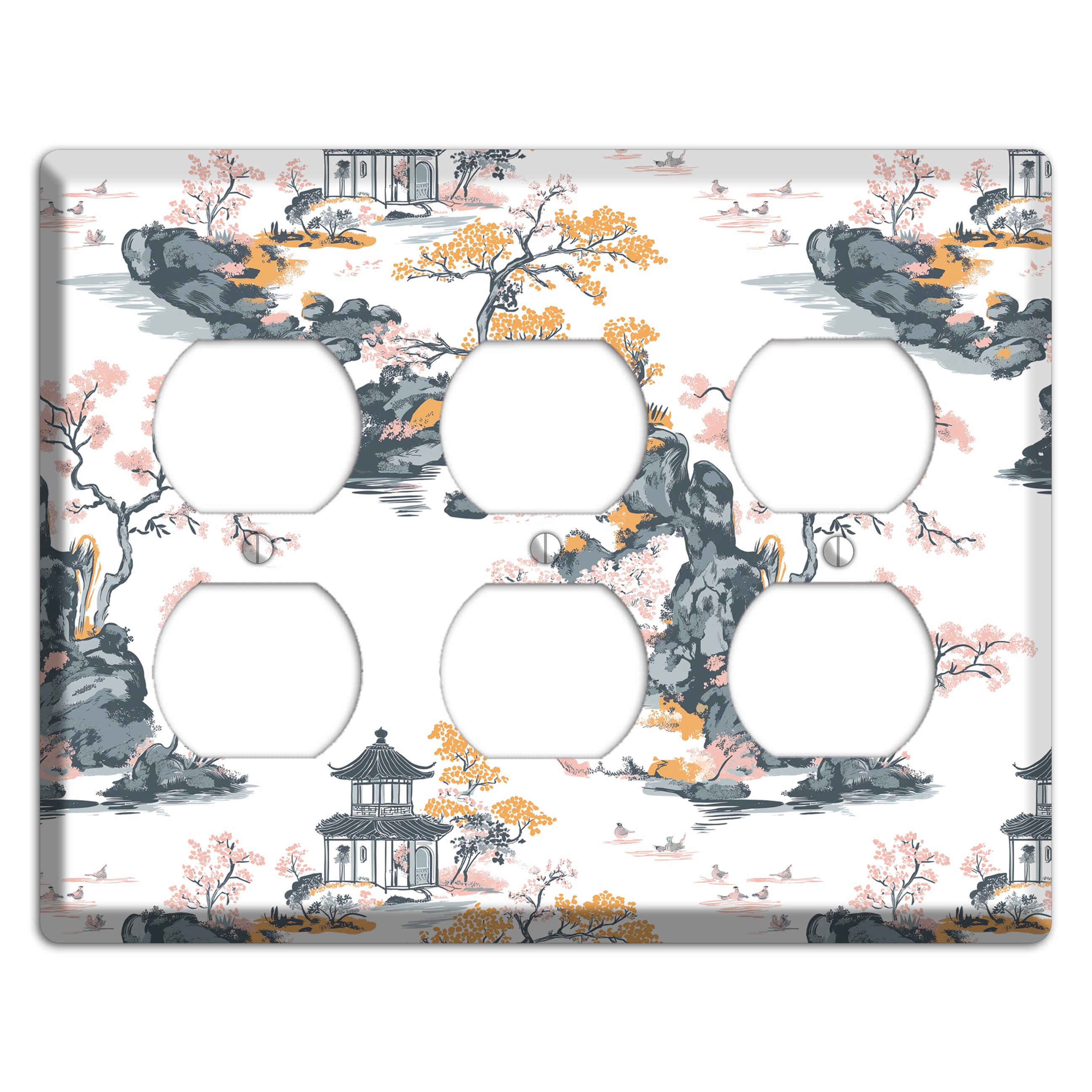 Stone Garden Reverie 3 Duplex Wallplate