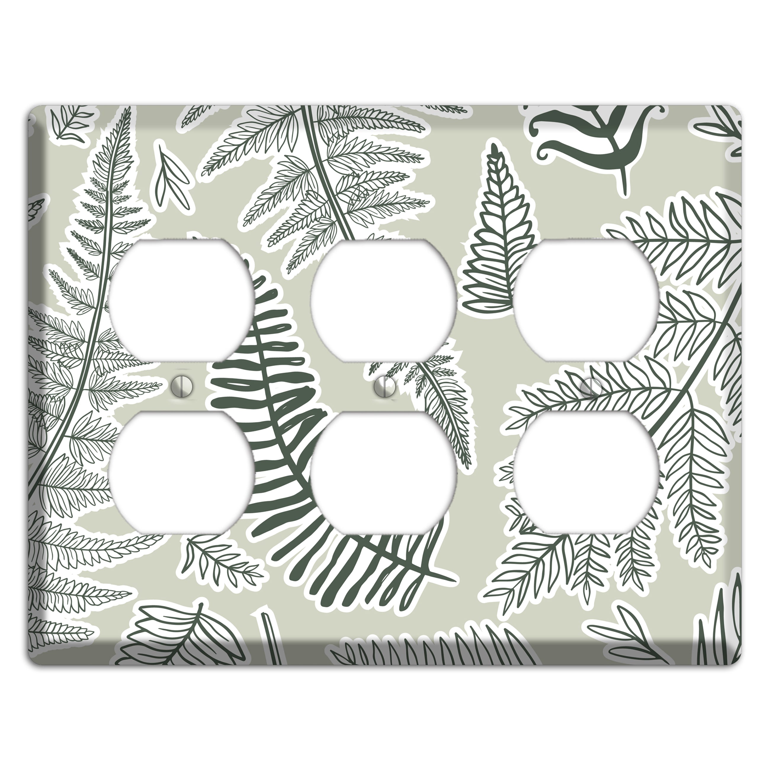 Forest Floor Scatter 3 Duplex Wallplate