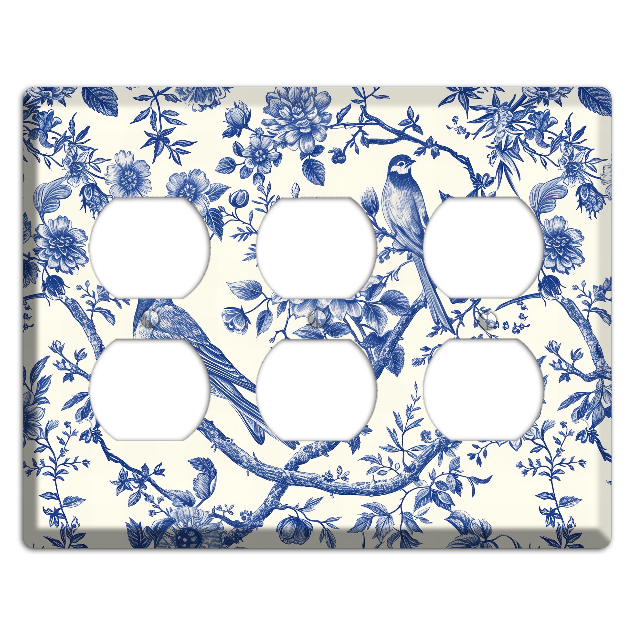 Willow Song Garden 3 Duplex Wallplate