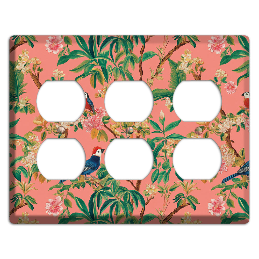 Coral Garden Reverie 3 Duplex Wallplate