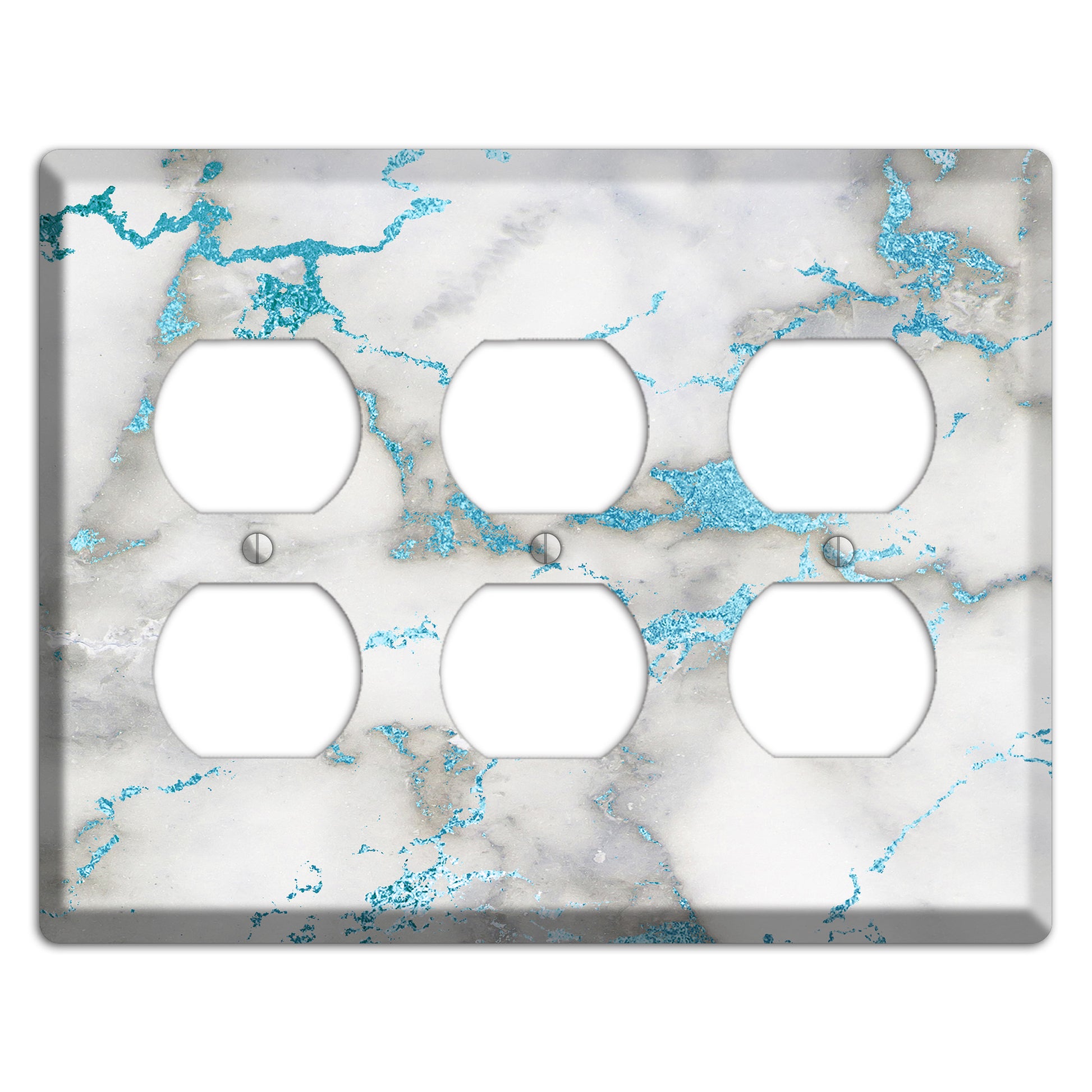 Gumbo Marble 3 Duplex Wallplate