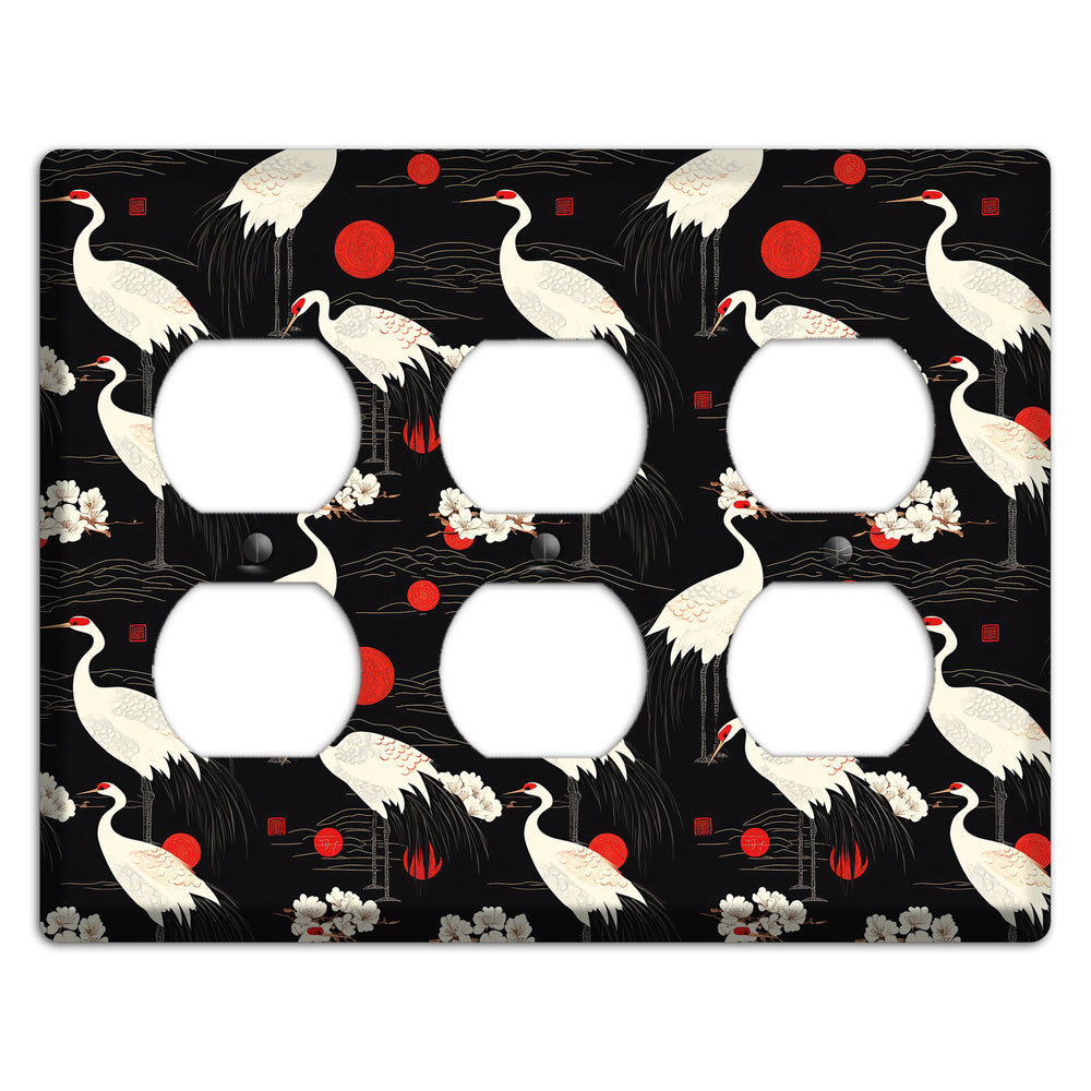 Obsidian Sun Vigil 3 Duplex Wallplate