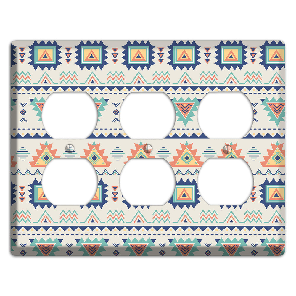 Desert Geometry 3 Duplex Wallplate