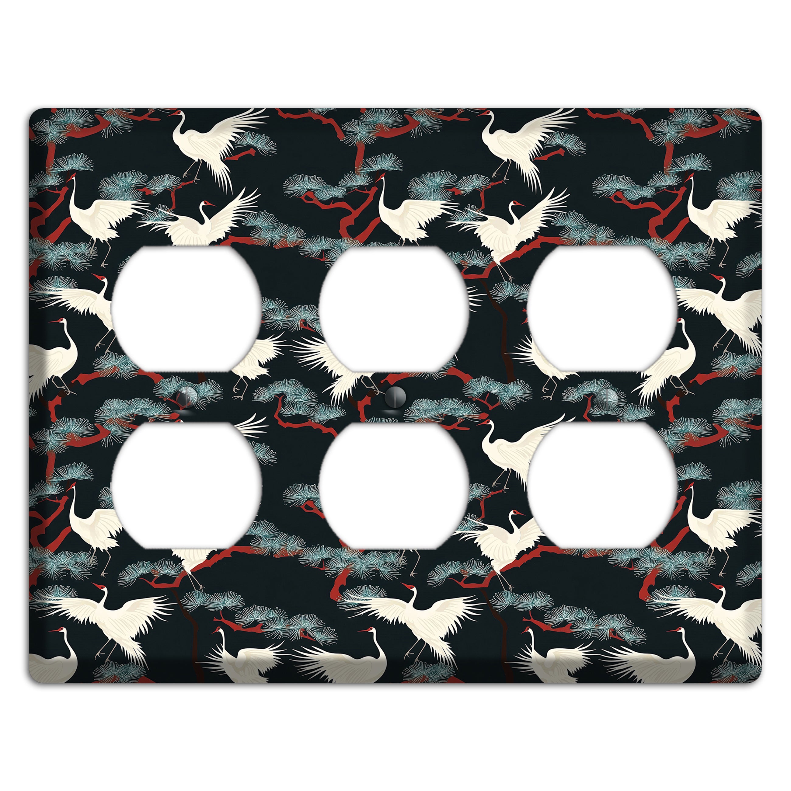 Obsidian Pine Vigil 3 Duplex Wallplate