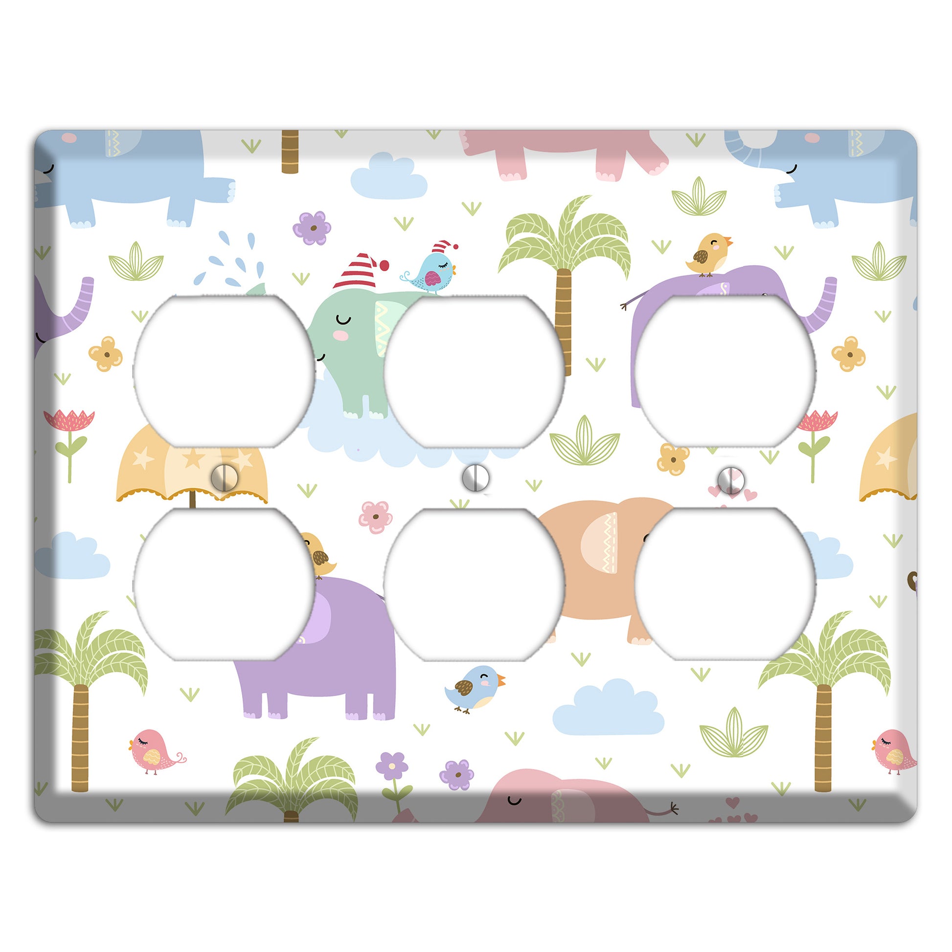 Elephant Dreams 3 Duplex Wallplate