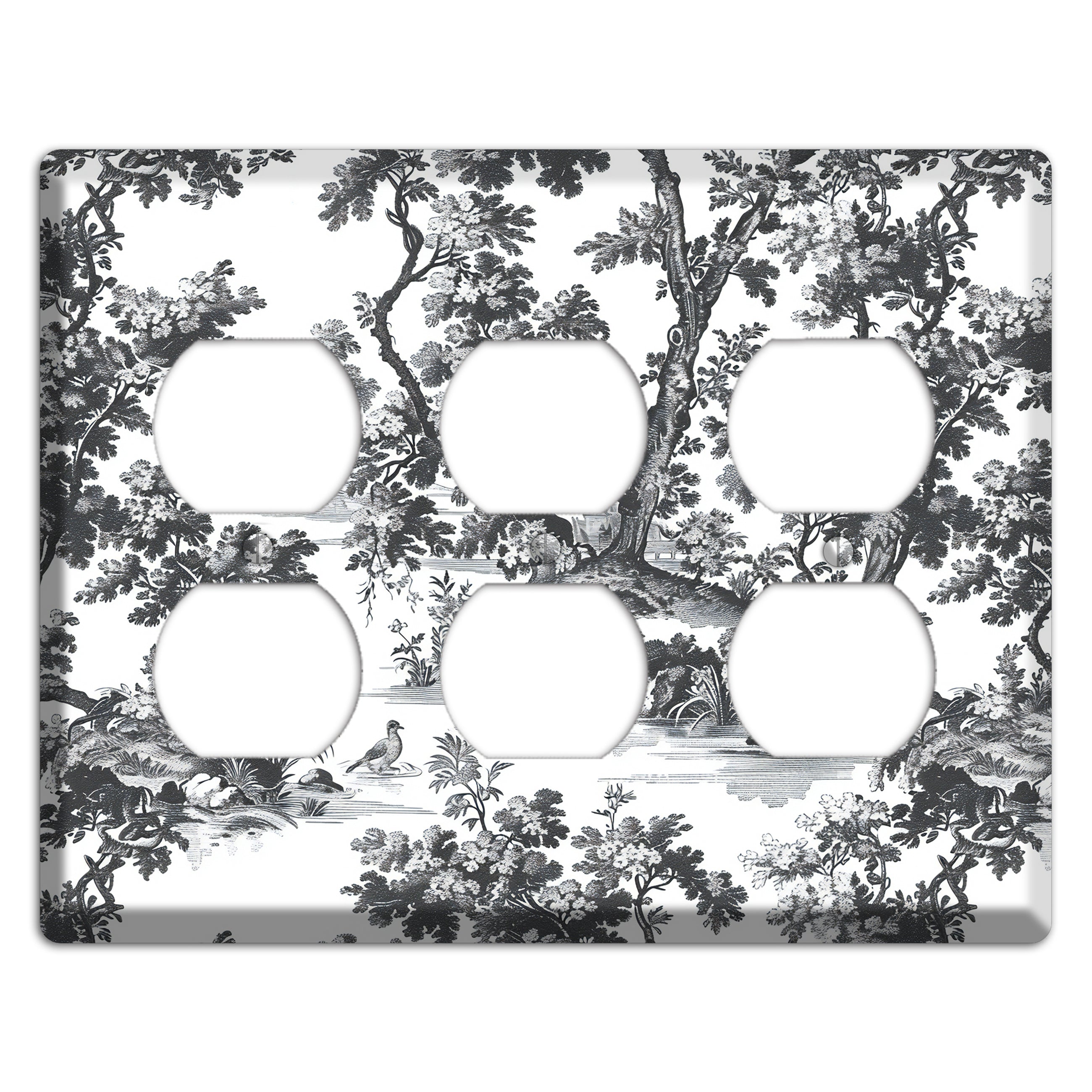 Woodland Reverie 3 Duplex Wallplate