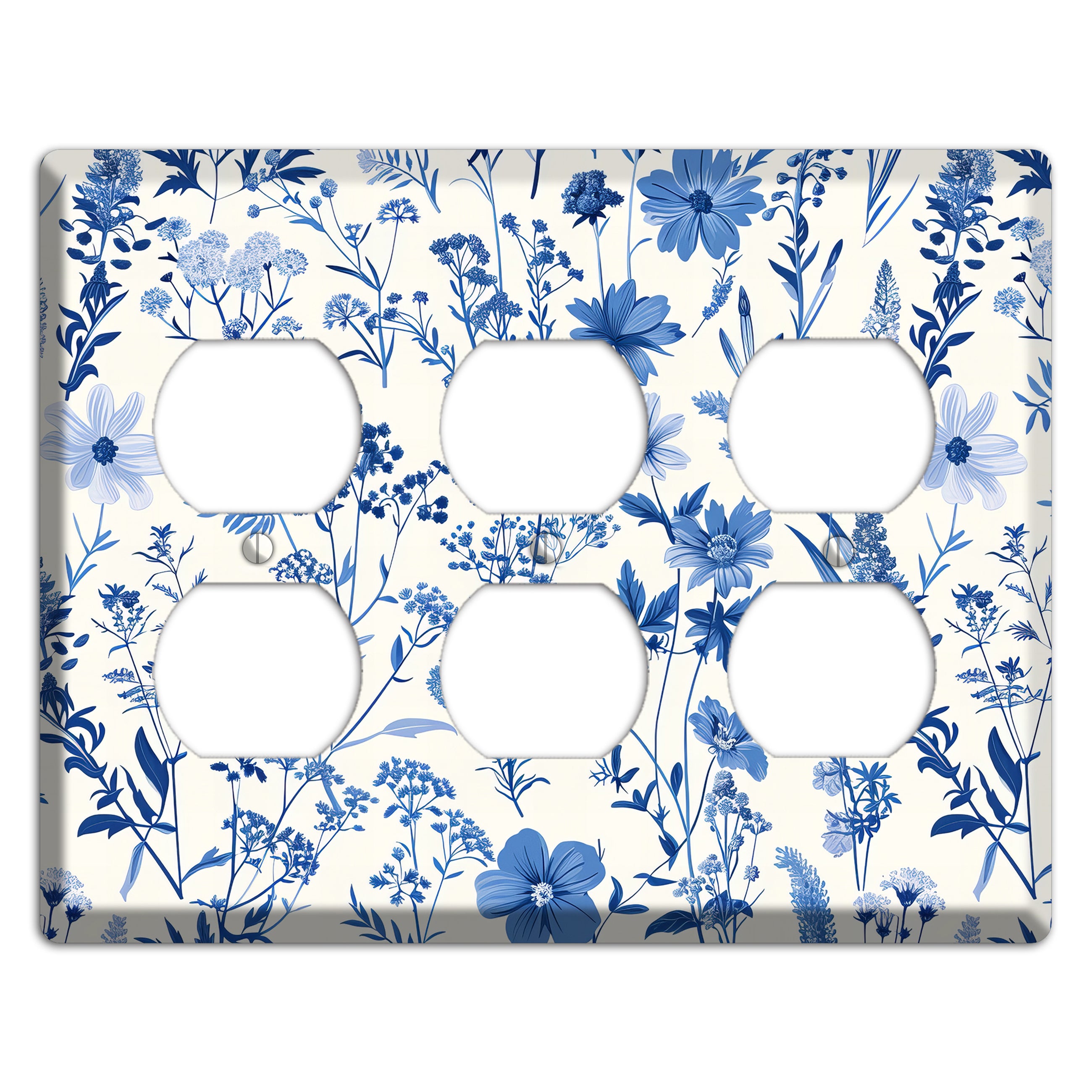 Meadow in Monochrome 3 Duplex Wallplate