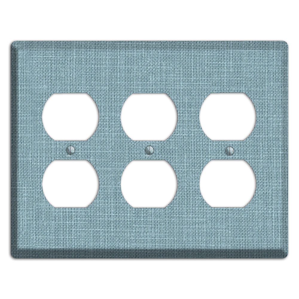 Linen Sky 3 Duplex Wallplate