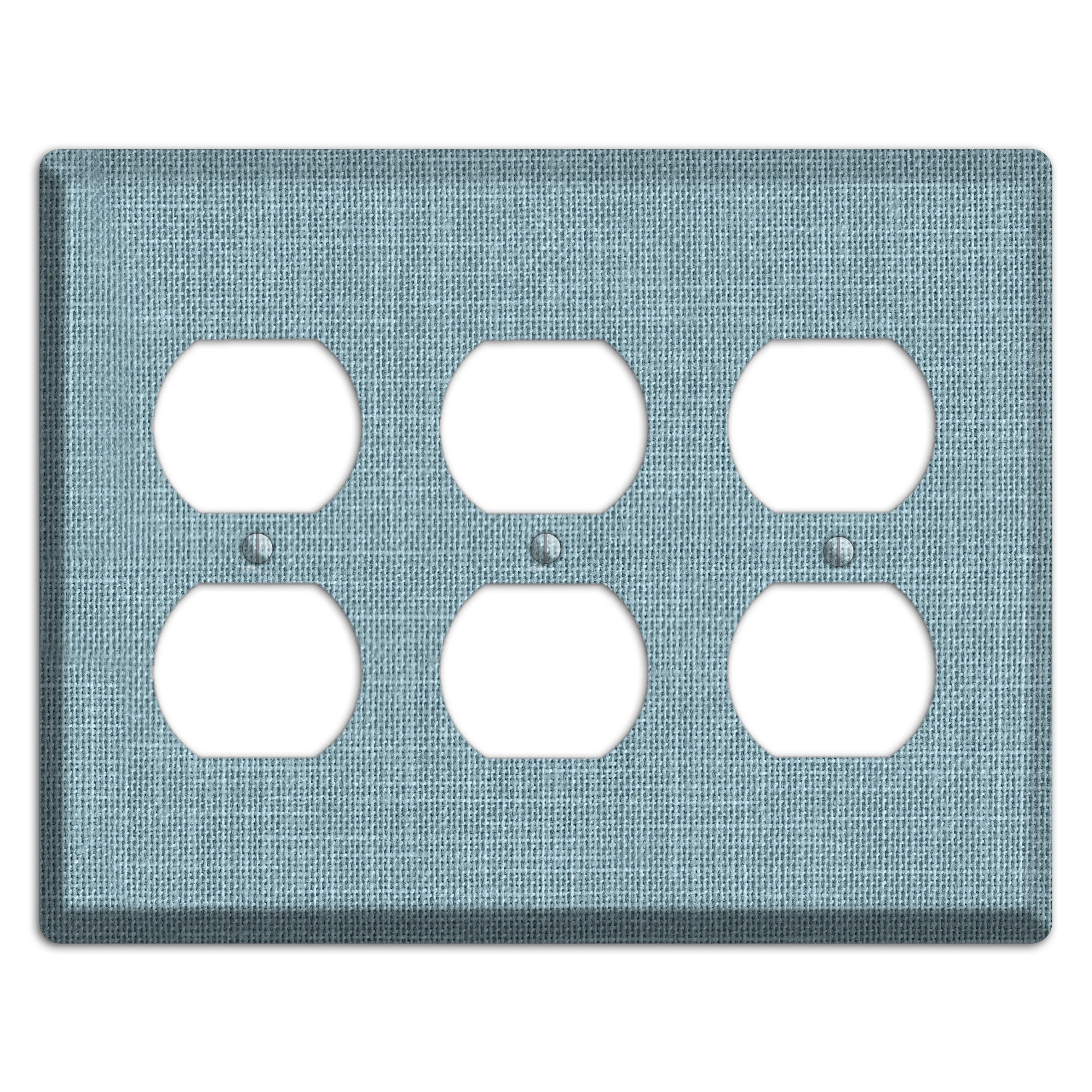 Linen Sky 3 Duplex Wallplate